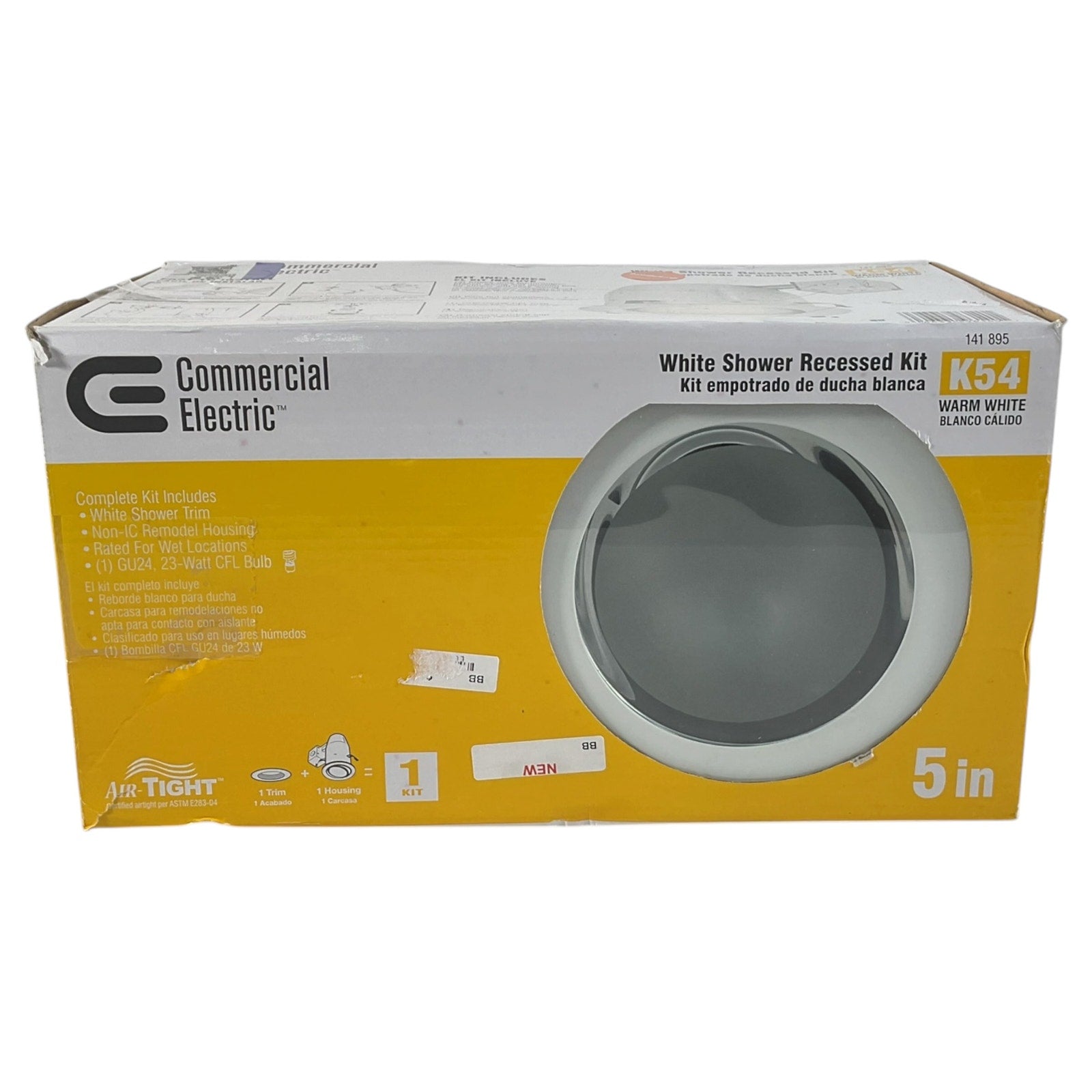 Kit de iluminación empotrado para ducha (Comercial Electric)