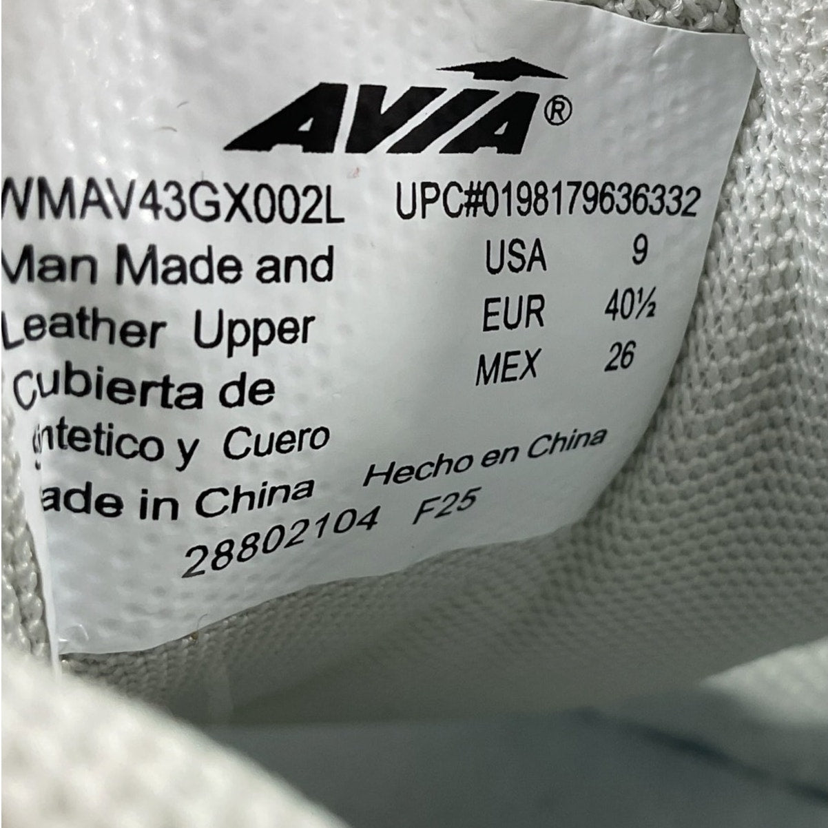 Tenis 9 (Avia)