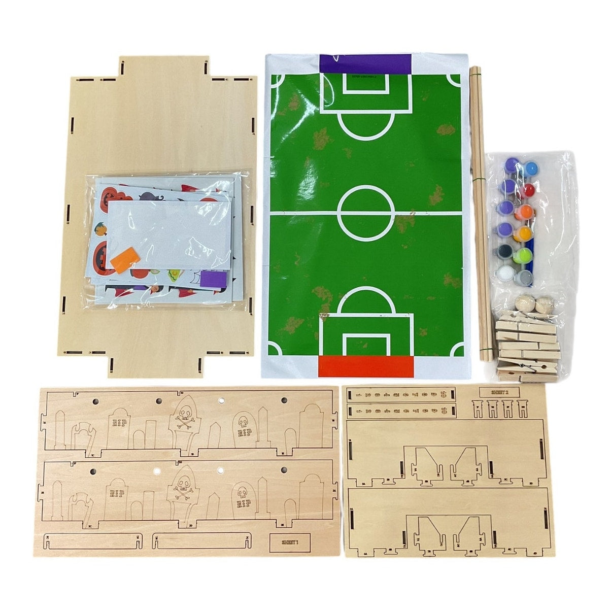 Kit para crear tu propio futbolito (Mondo Llama)