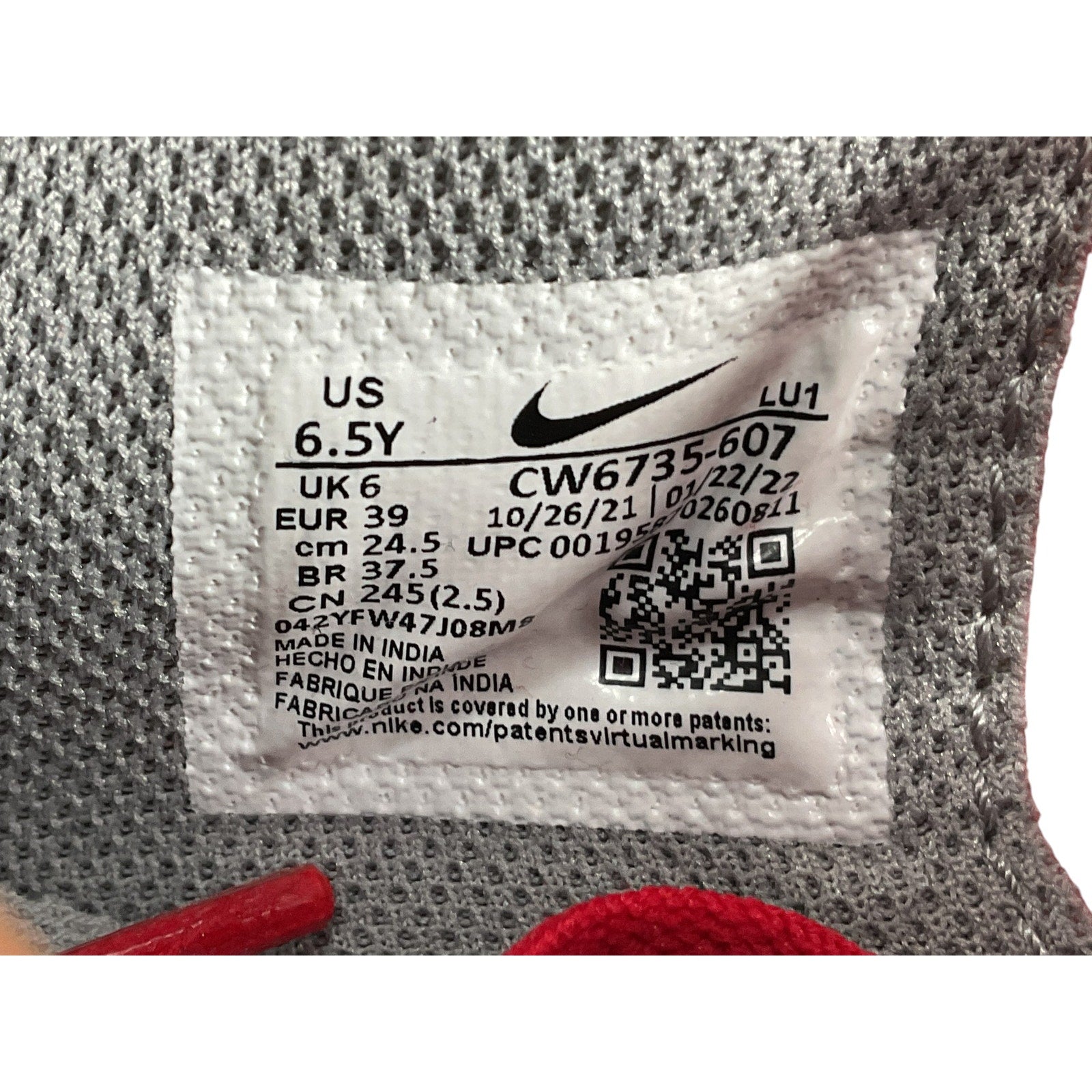 Tenis 6.5Y (NIKE)