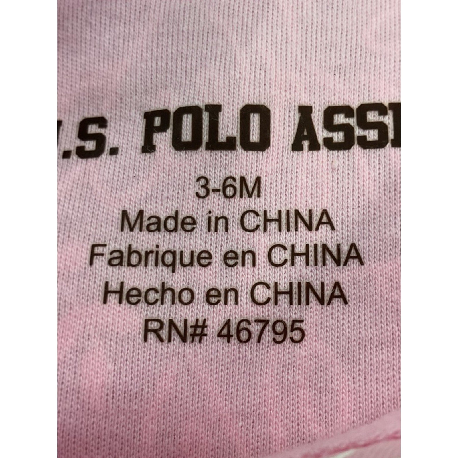 Traje de Bebe Niña 3-6 (U.S Polo Assn.)