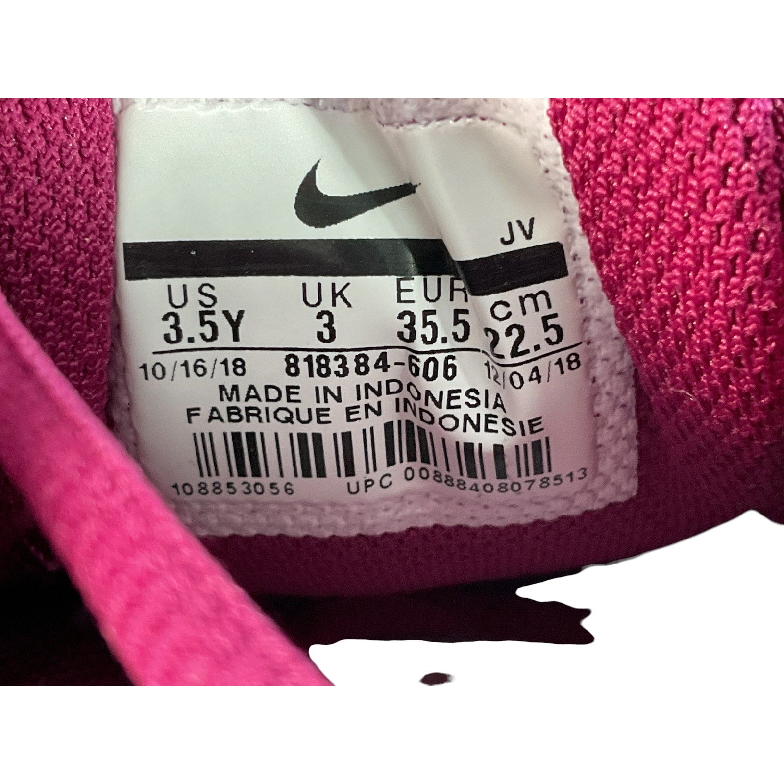 Tenis niña 3.5 (Nike)