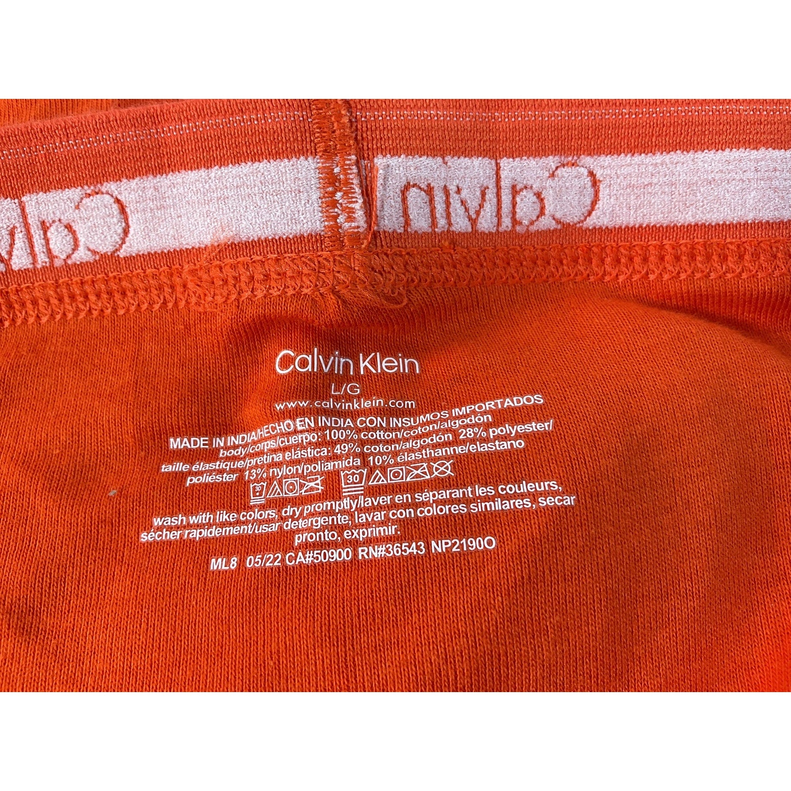 Ropa interior Caballero L/G (Calvin Klein)