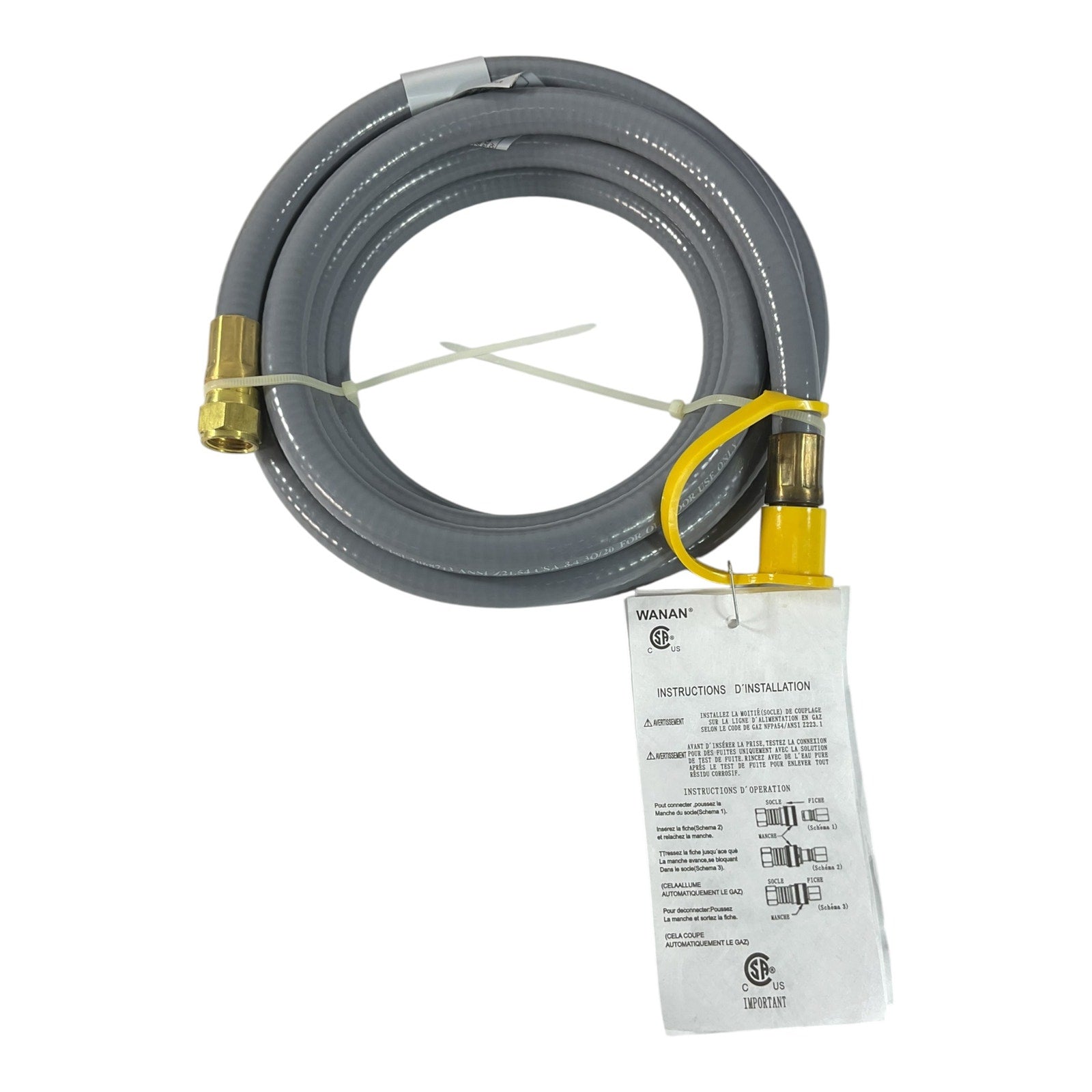 Manguera de gas flexible con conector rápido (WANAN)
