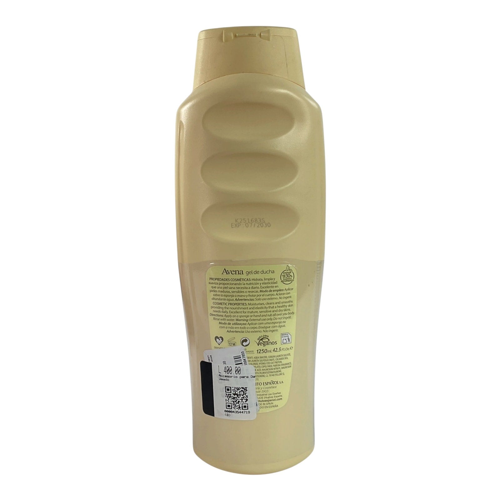 Gel de Ducha de Avena