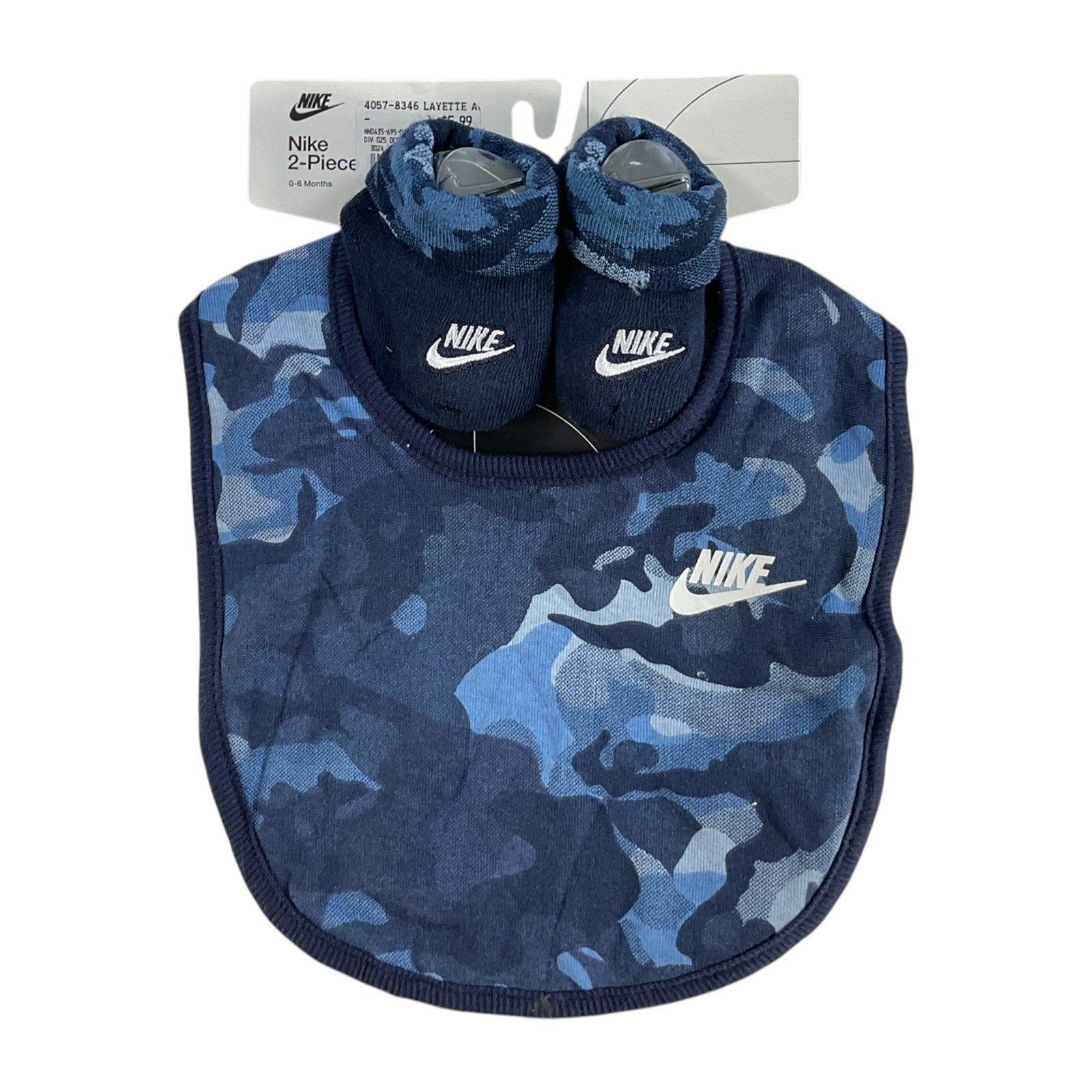 Set de baberos y calcetines 0-6M (Nike)
