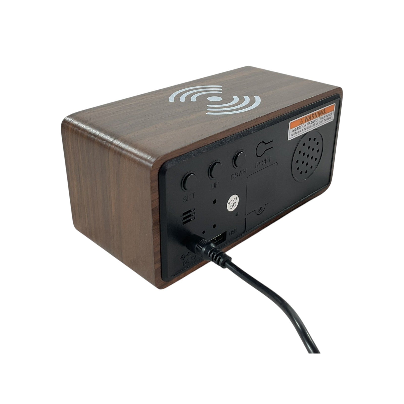 Reloj digital con carga inalámbrica (BAHUN)