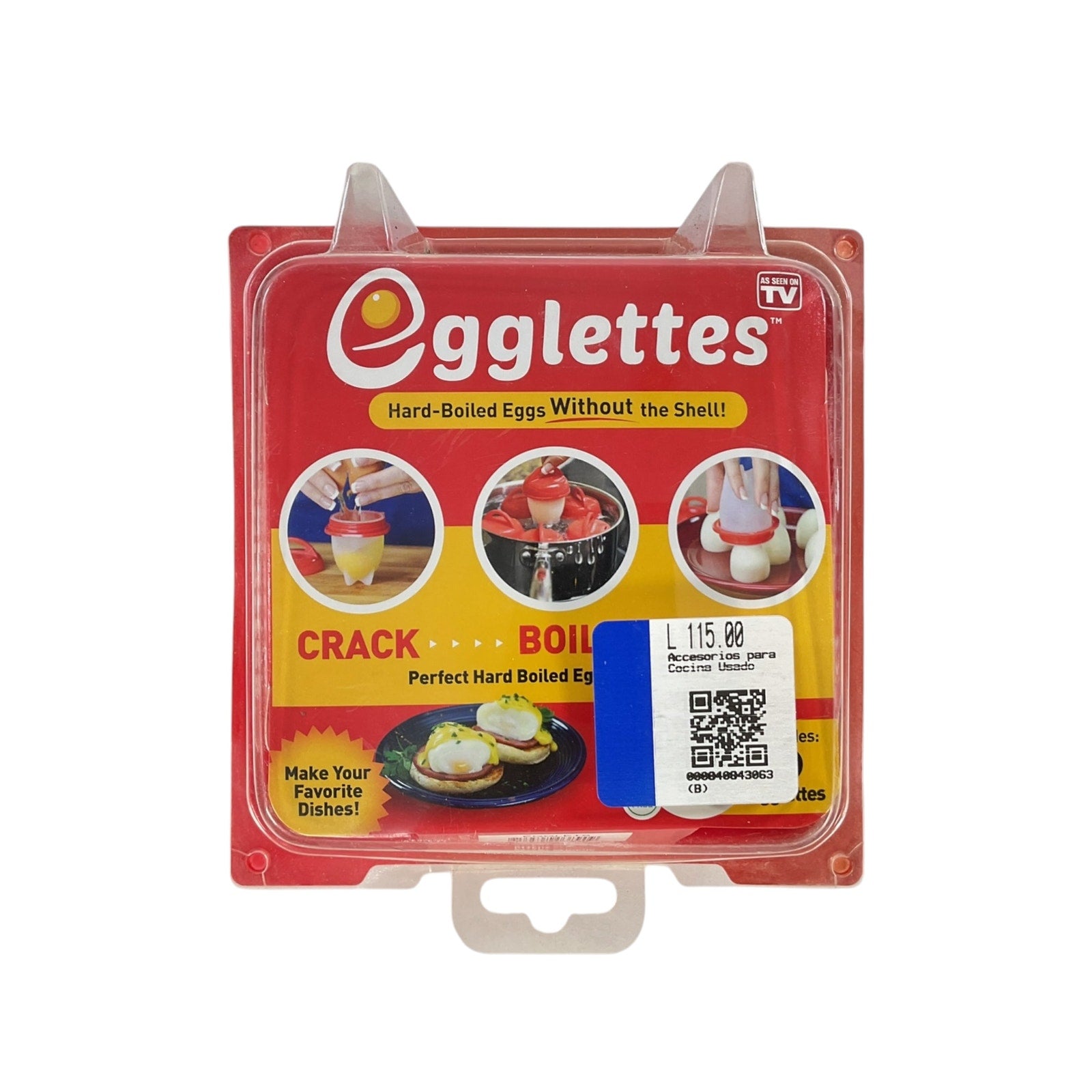 Cocedor de huevos sin cáscara (Egglettes)