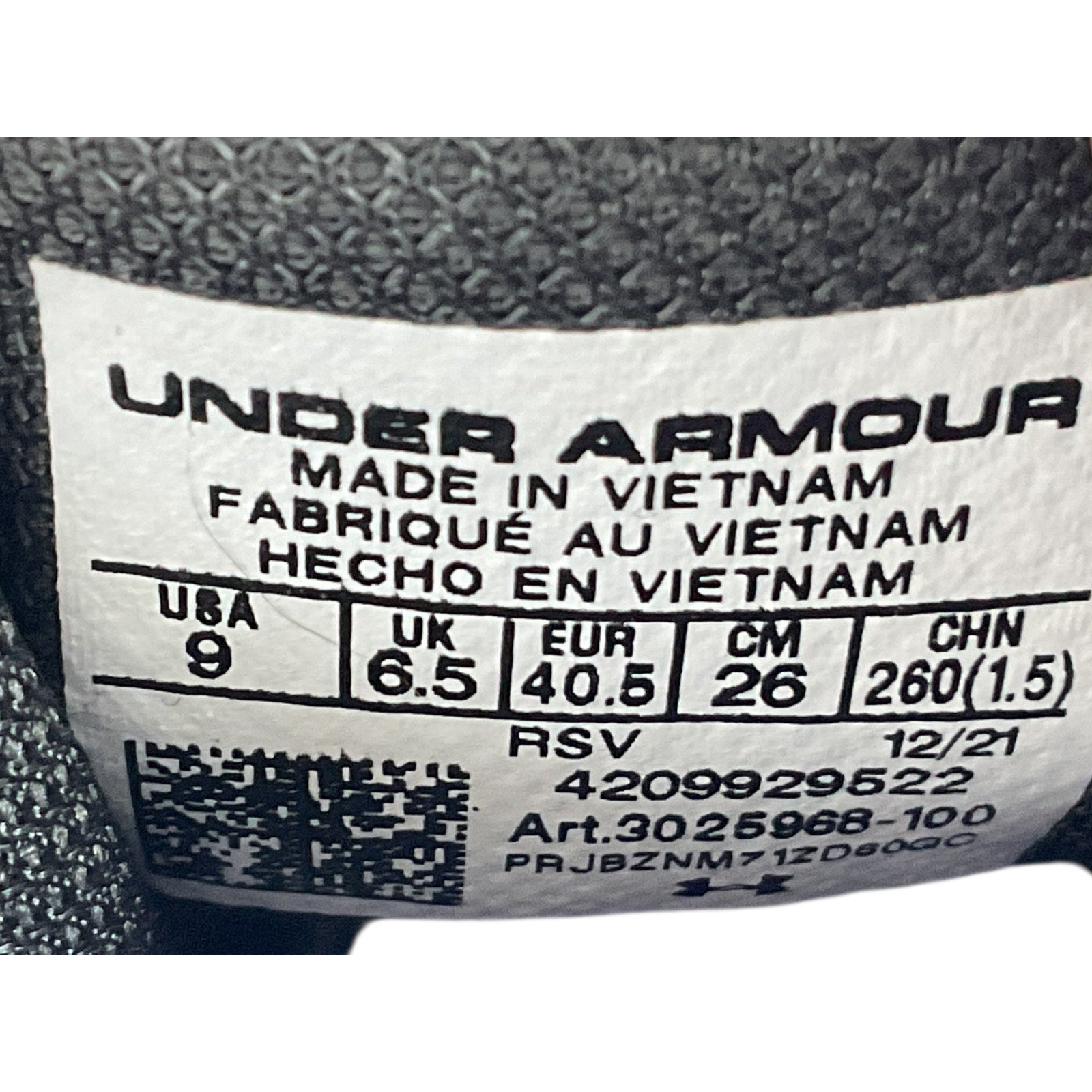 Tenis 9 (Under Armour)