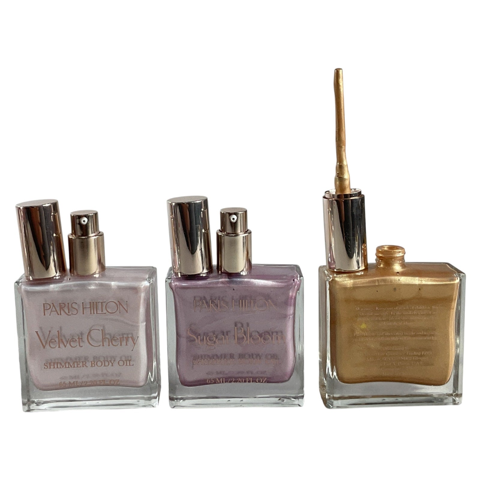 Aceites corporales con brillo (PARIS HILTON)