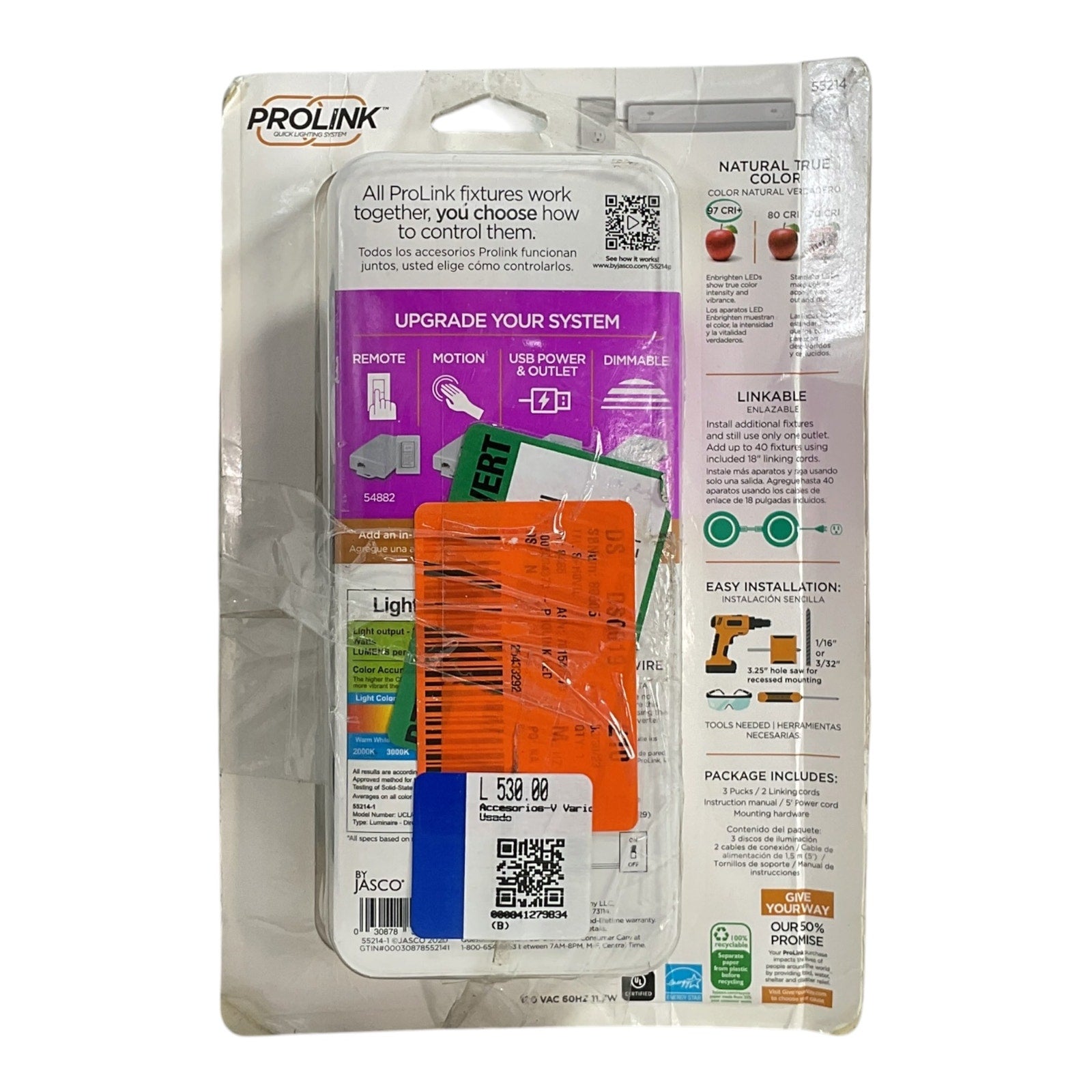 Set de luces led acoplables (Prolink)
