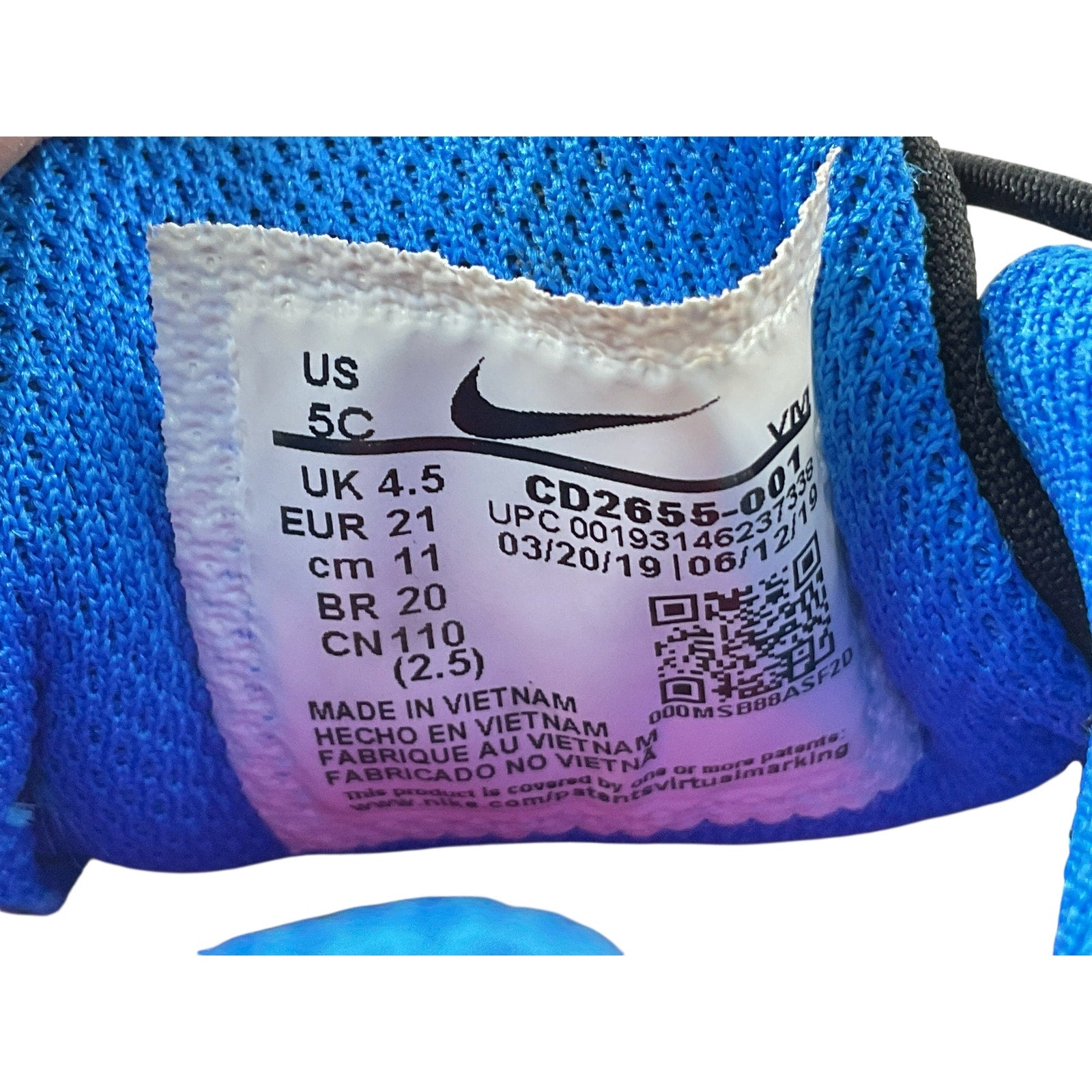 Tenis niña 5 (Nike)