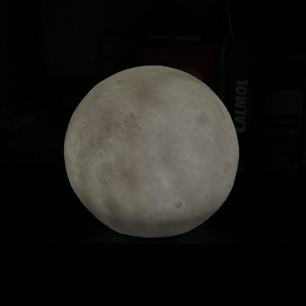 Lámpara LED en forma de Luna (Real Living)