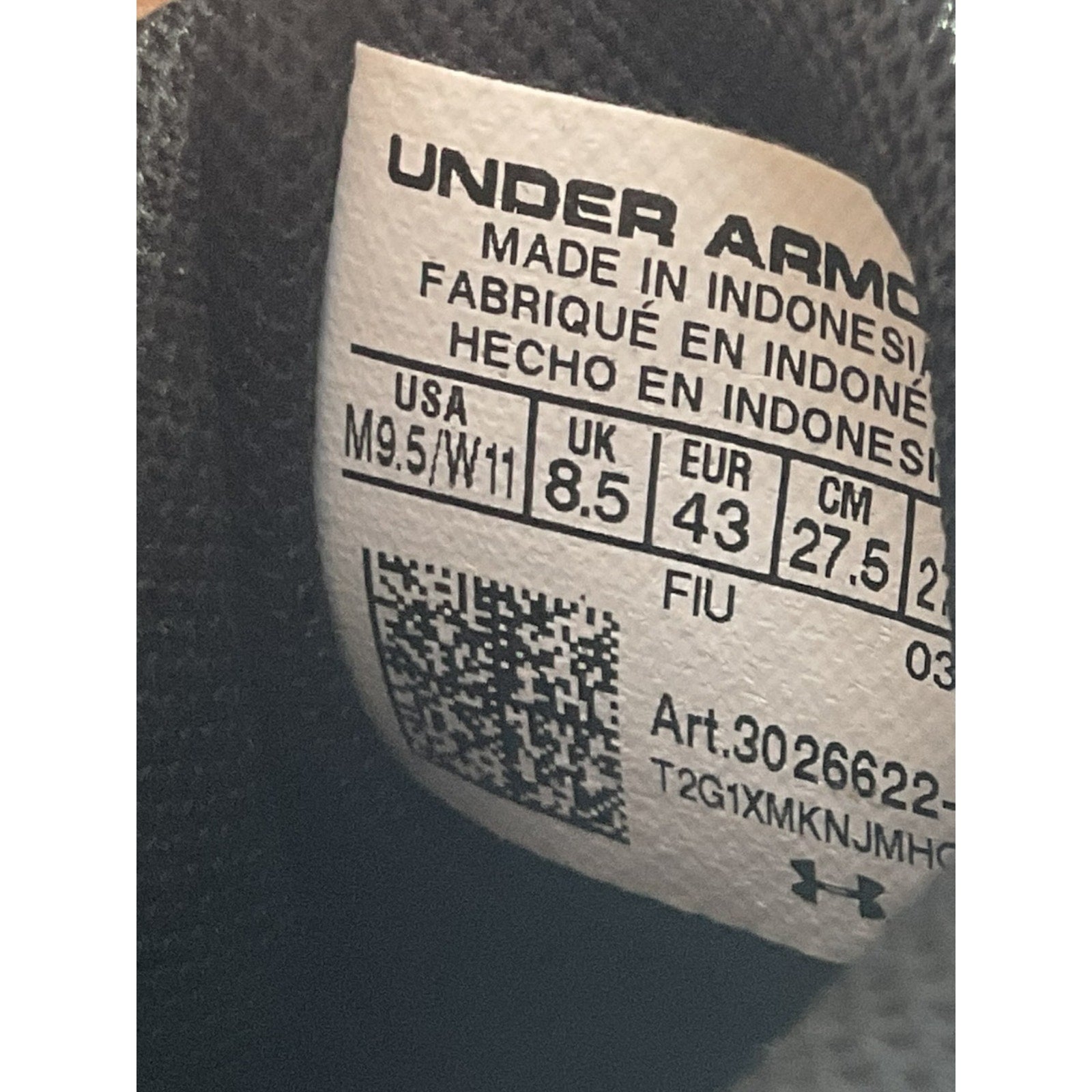 Tenis 9  (UNDER ARMOUR)