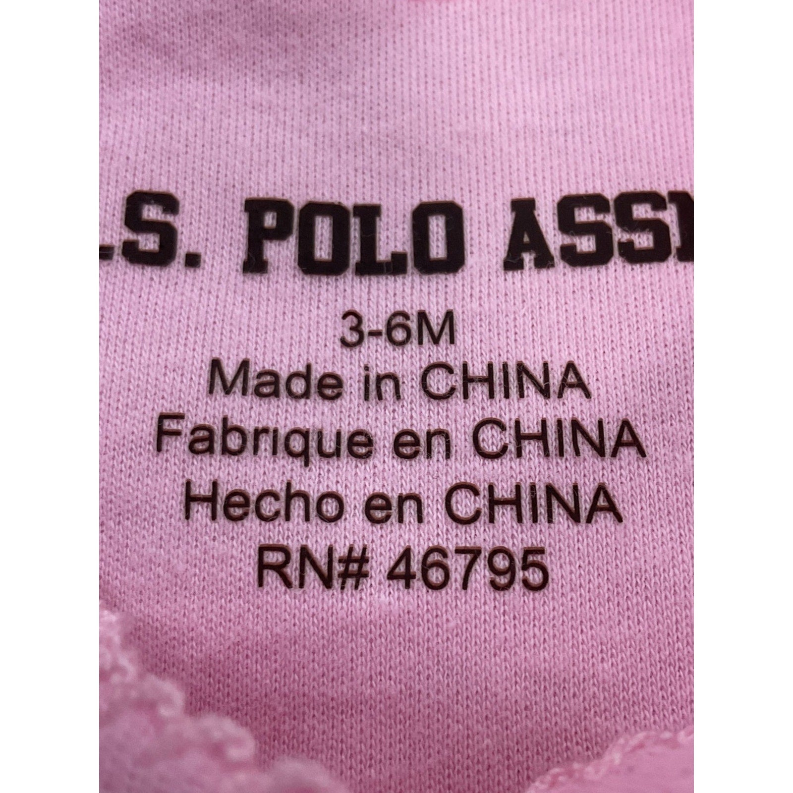 Traje de Bebe Niña 3-6M (U.S. Polo Assn.)