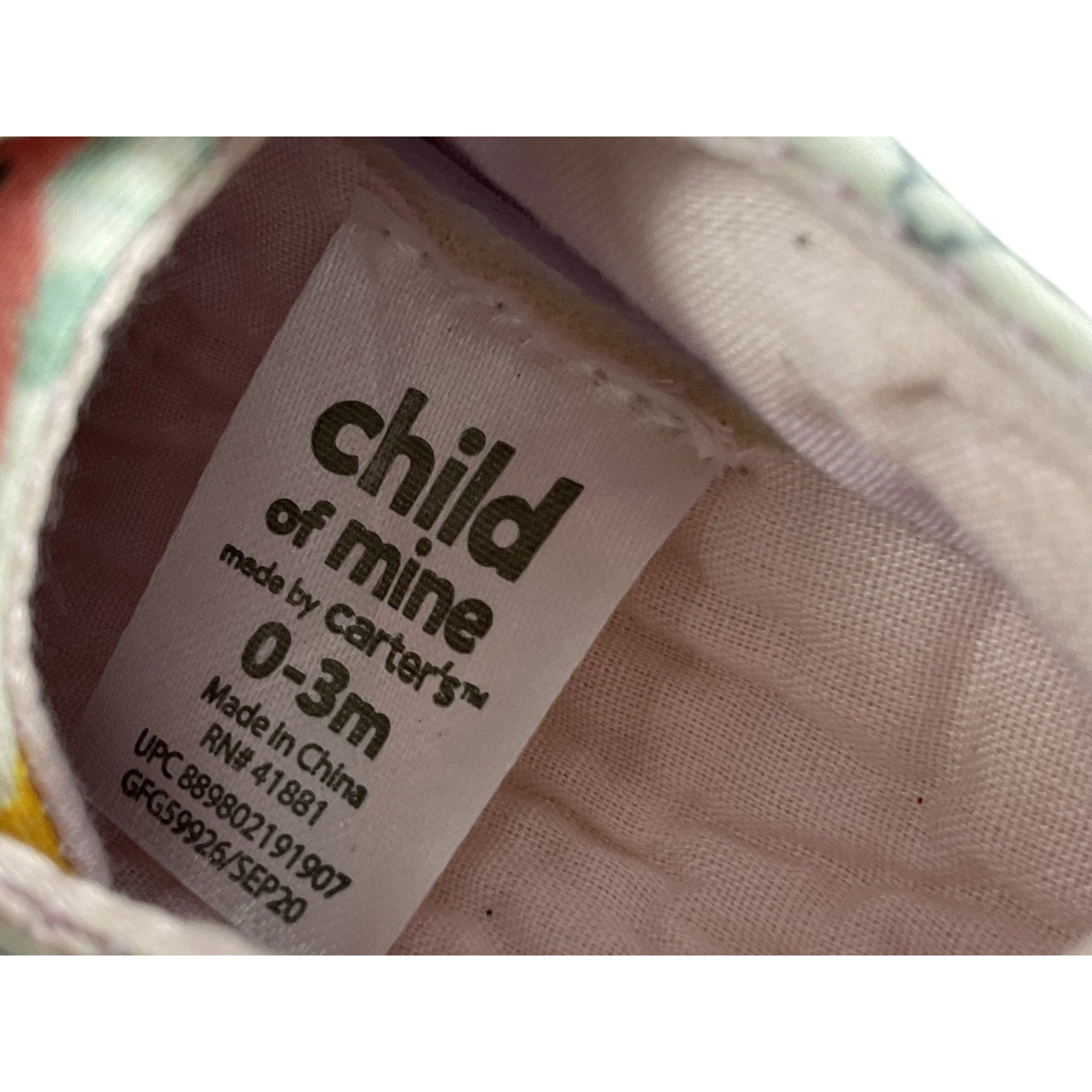 Zapato niña 0-3M (Carter’s)