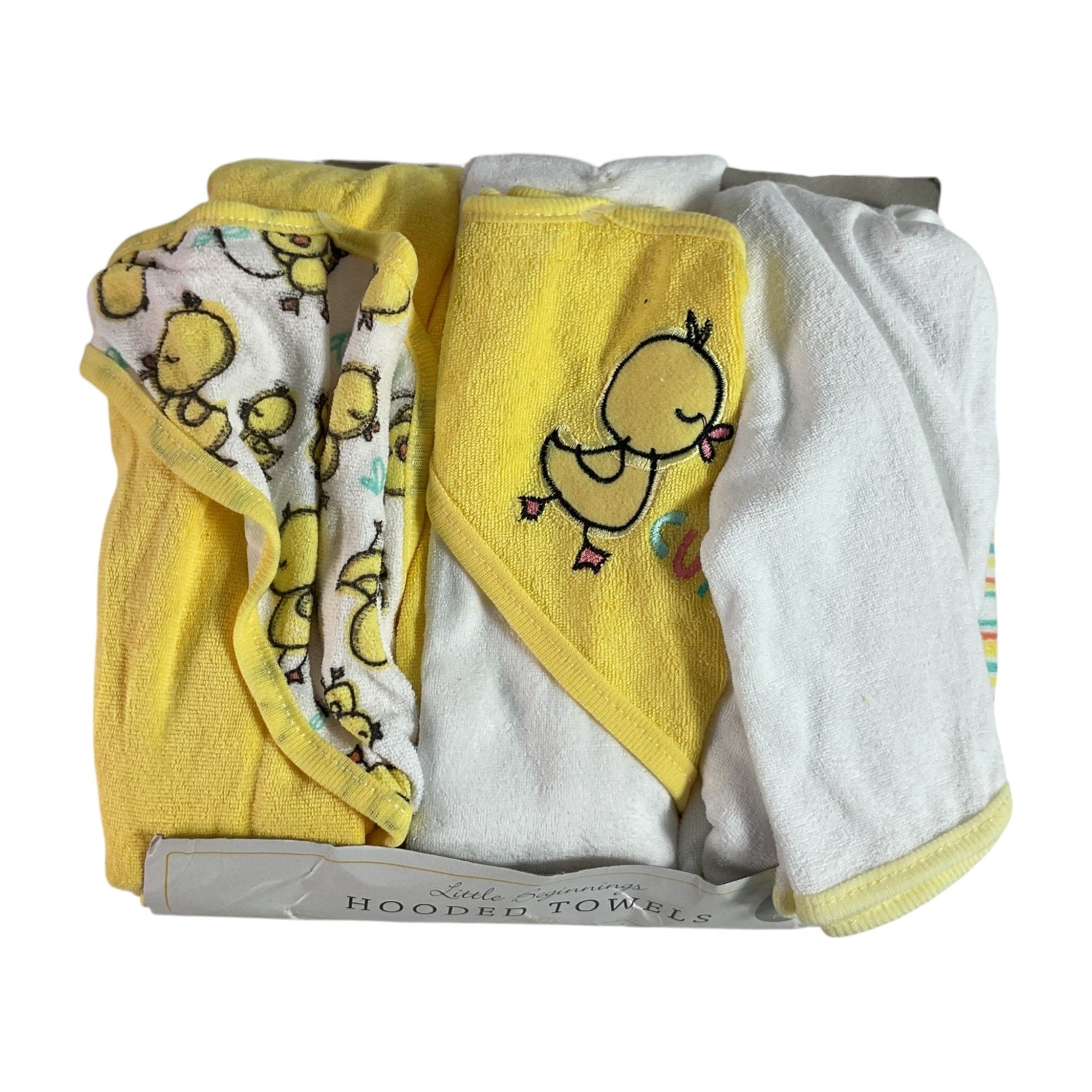 toallas con capucha para bebé (Little Beginnings)