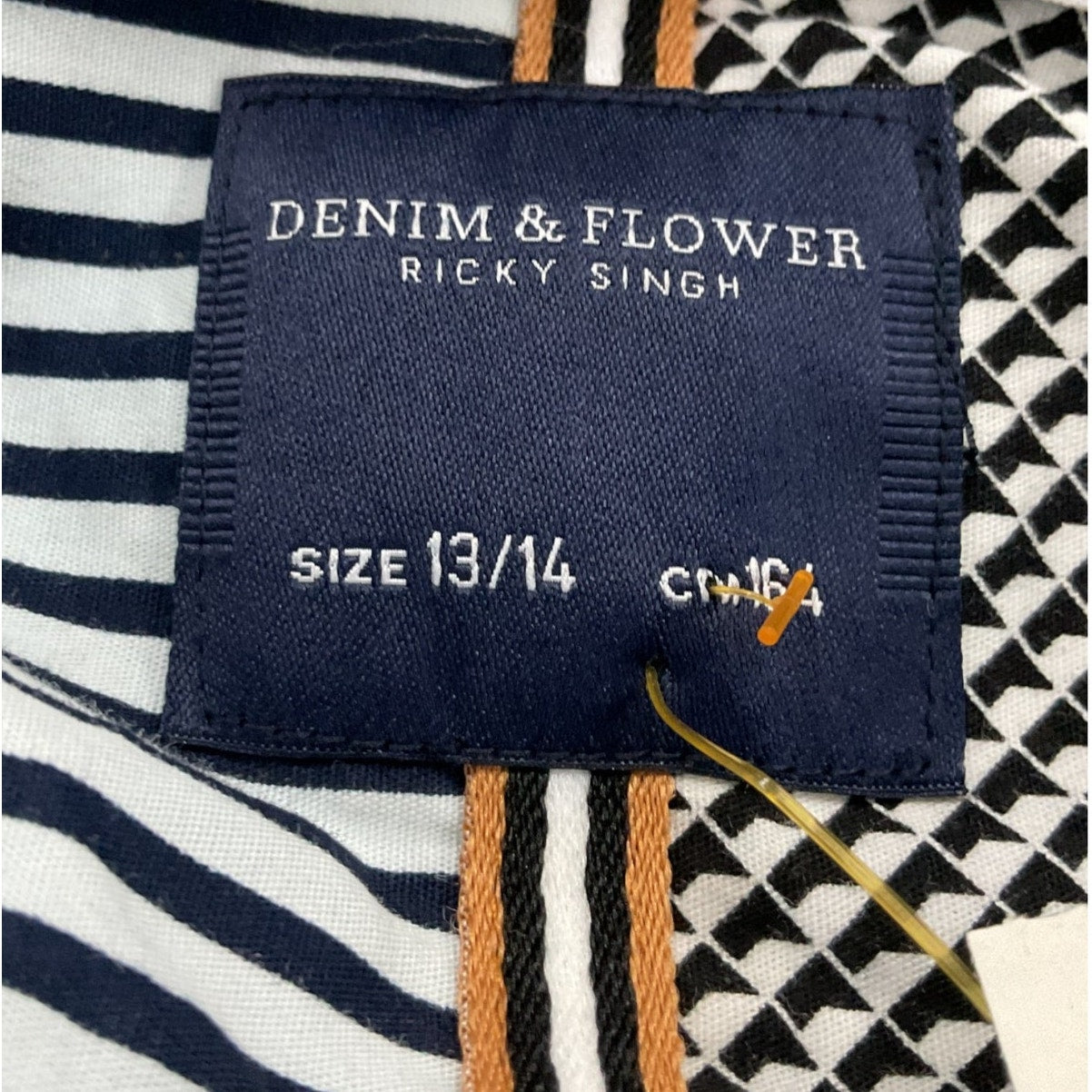 Camisa Niño 13-14 (Denim & Flower)