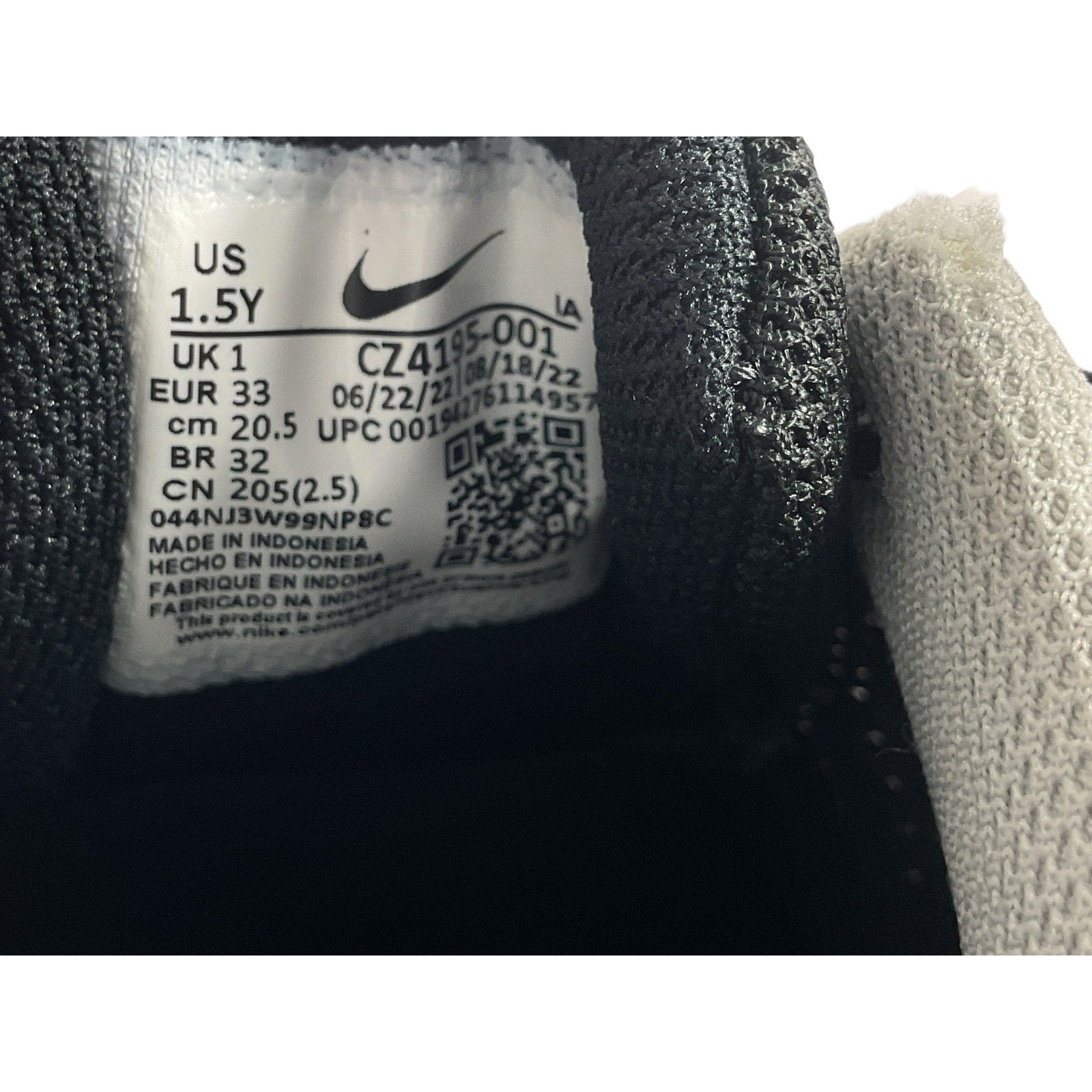 Tenis niño 1.5Y (Nike)