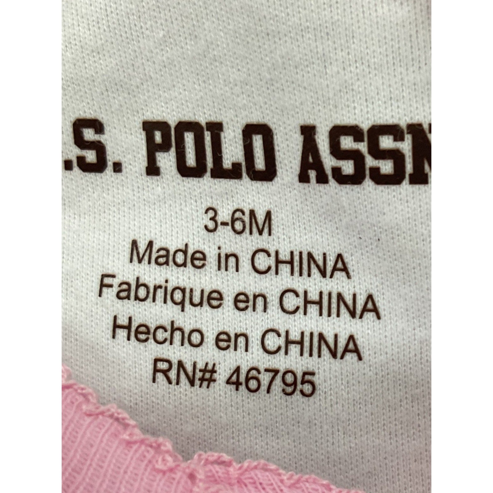 Traje de Bebe Niña 3-6M (U.S. Polo Assn.)