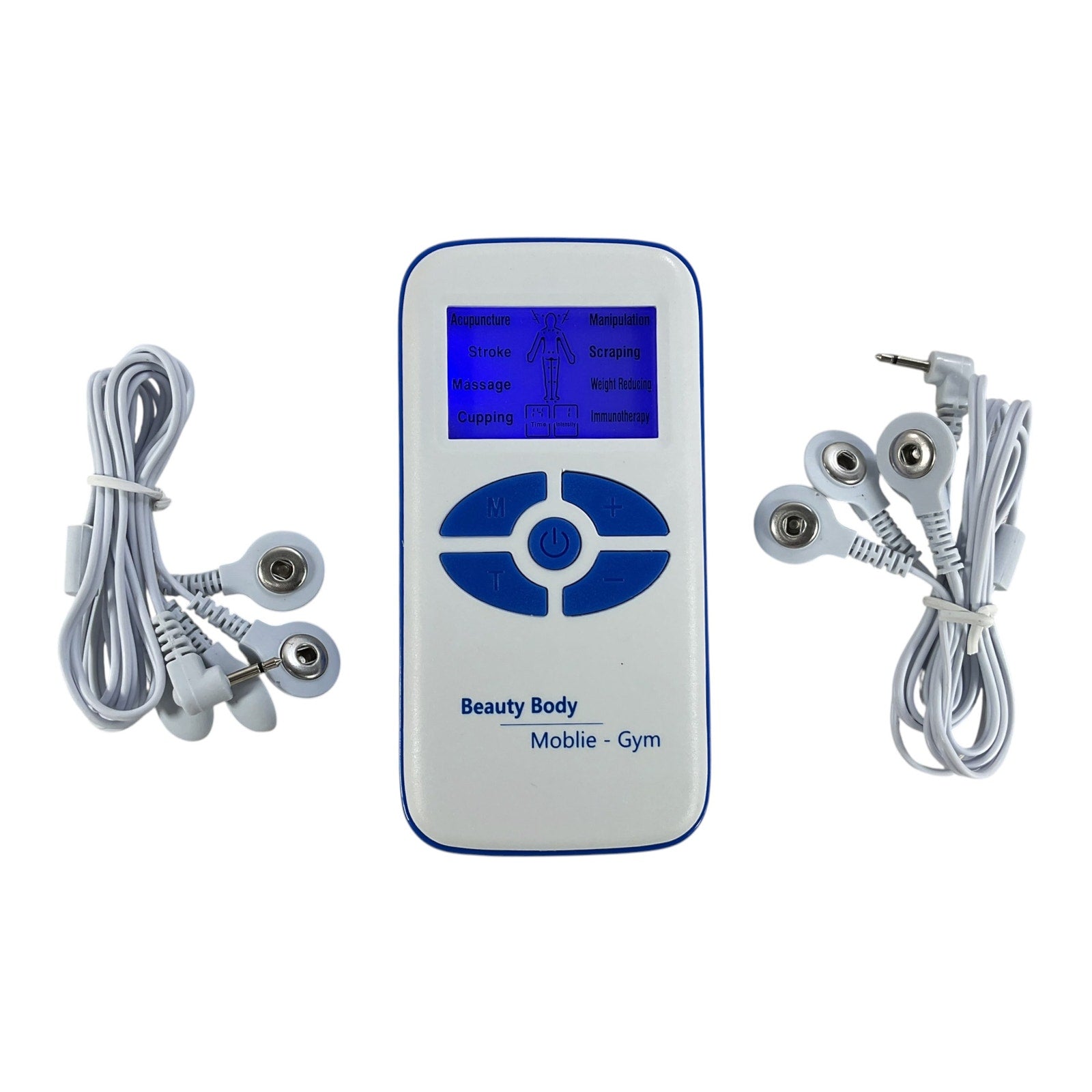 Electroestimulador muscular y masajizador multifuncional