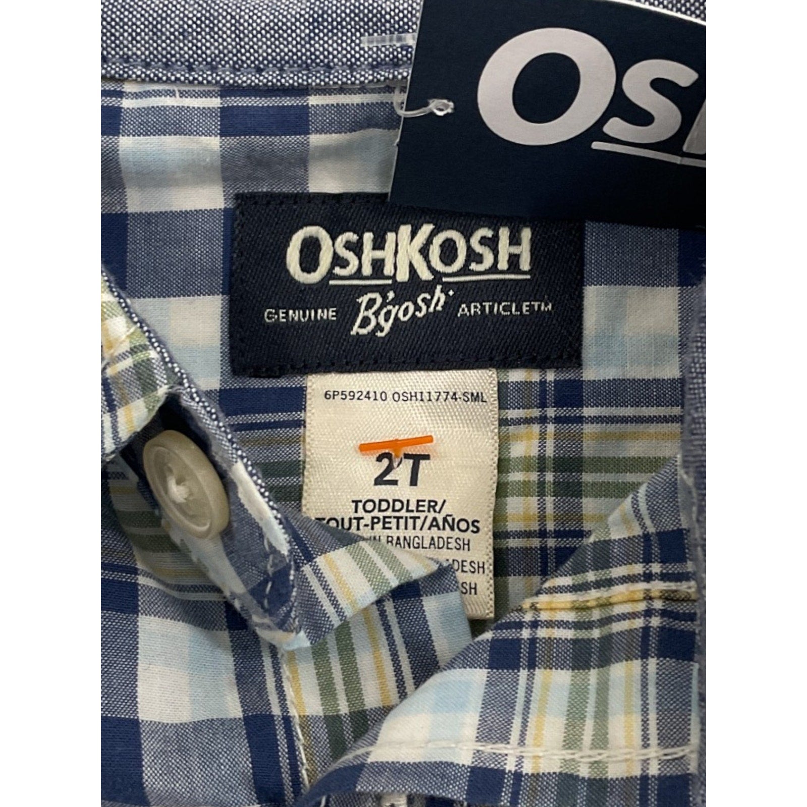 Camisa Niño 2T (Osh Kosh)