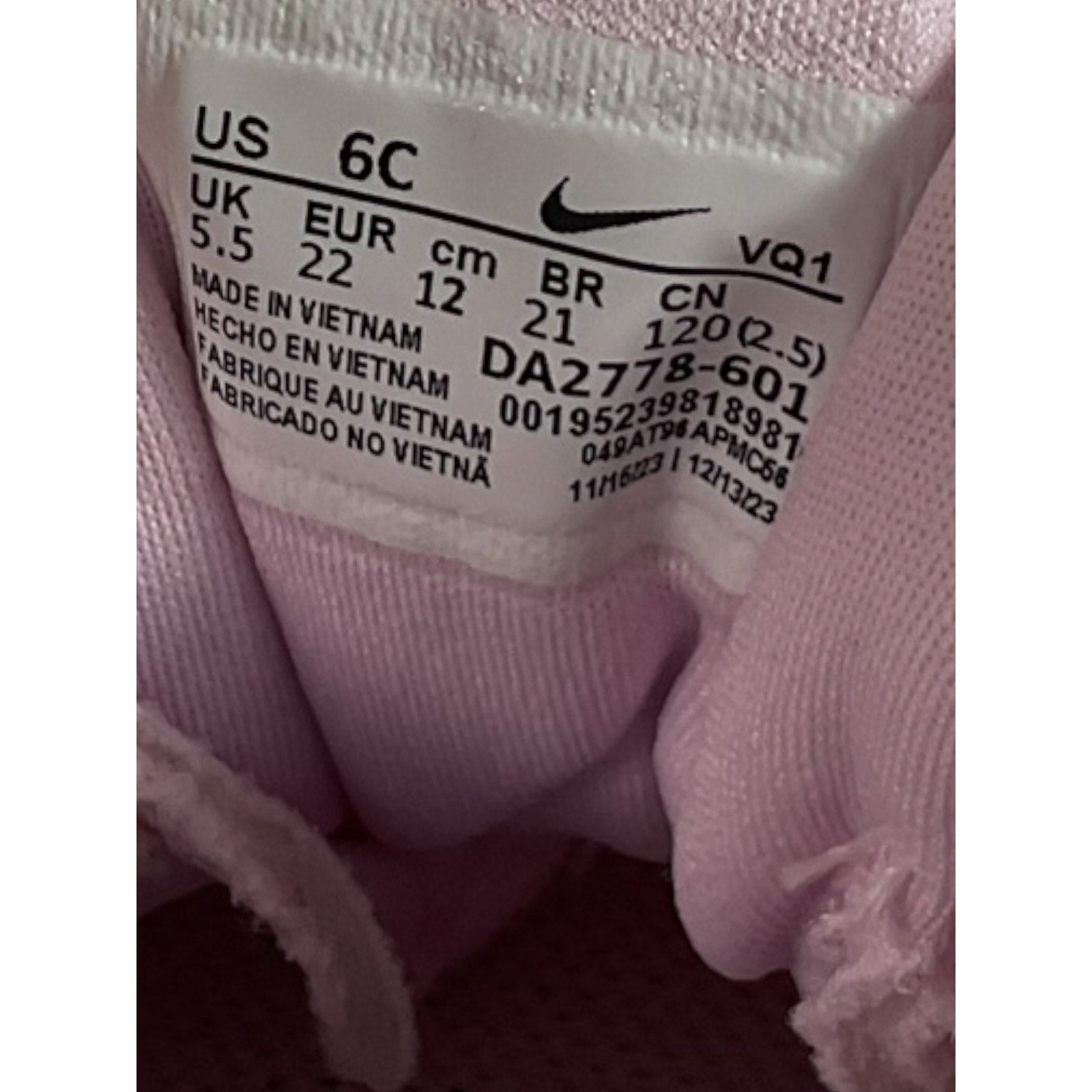 Tenis Niña 5.5 (Nike)