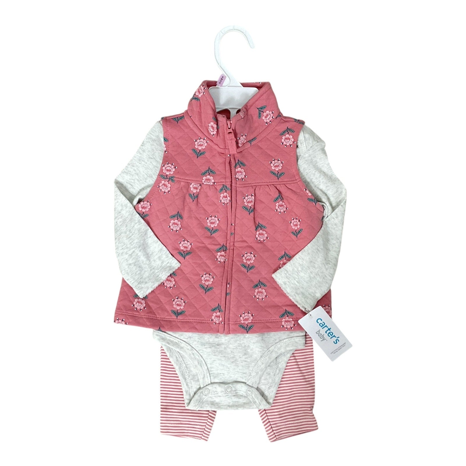 Set de mamelucos niña 9Meses (Carter's)