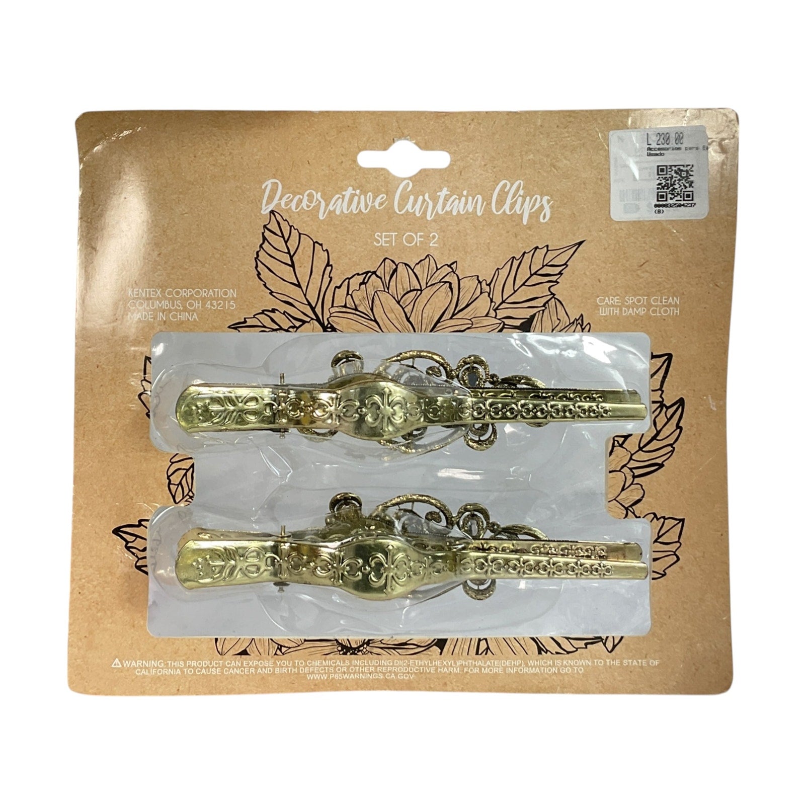 Broches para cortina