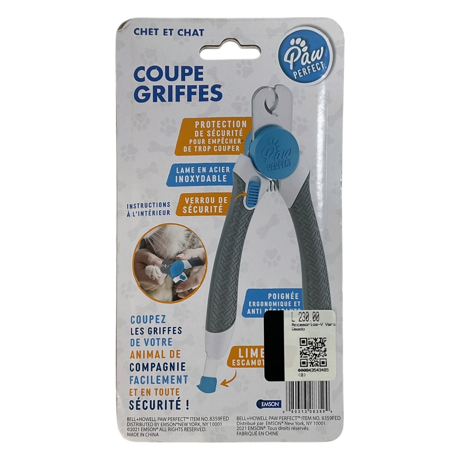 Cortaúñas para mascota (Paw Perfect)
