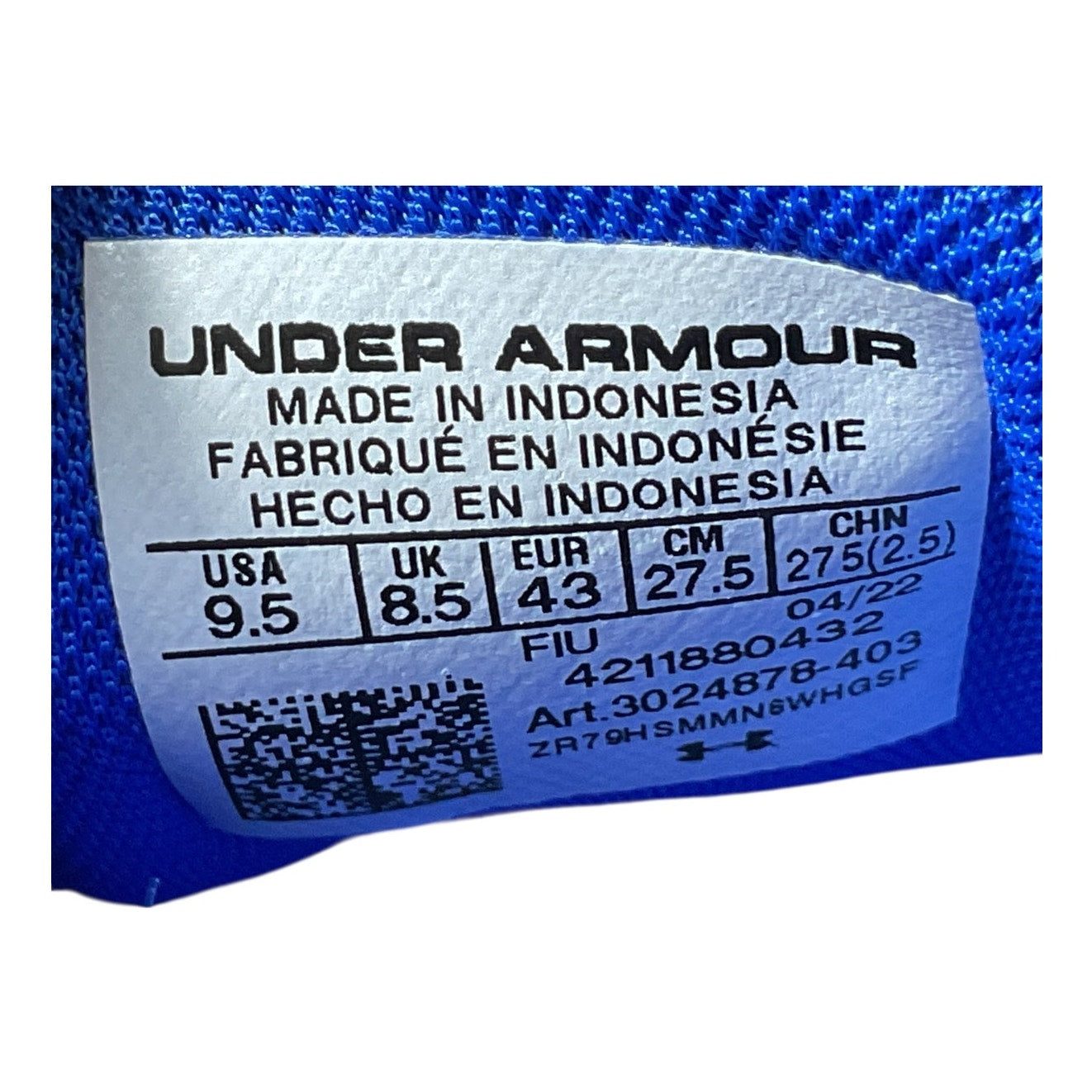 Tenis 9.5 (Under Armour)