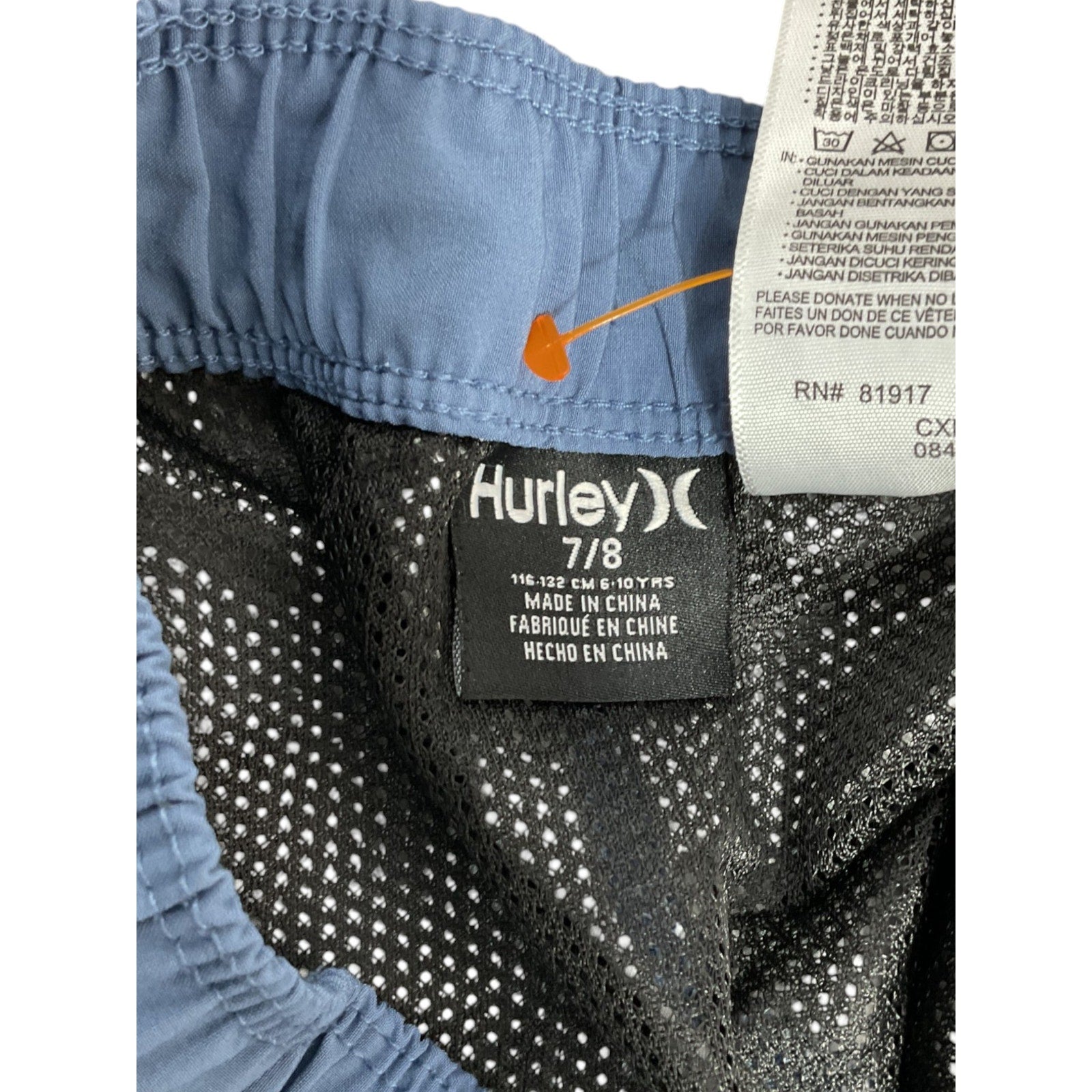 Short niño 7/8 (Hurley)