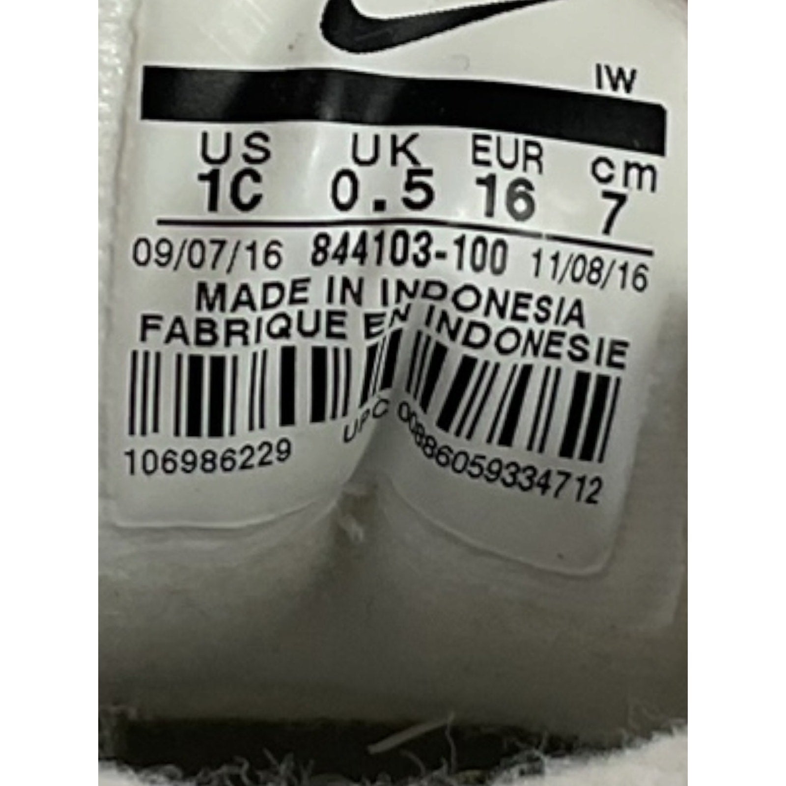 Tenis niño 1C (Nike)