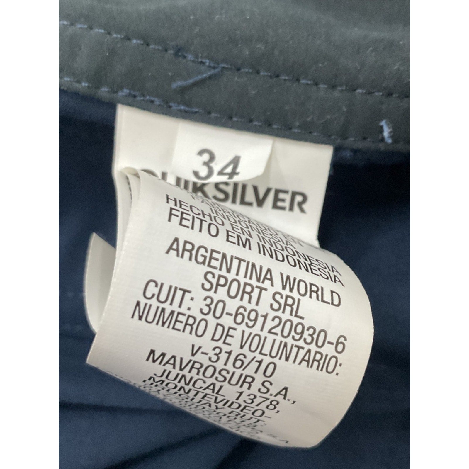 Short 34 (QuickSilver)