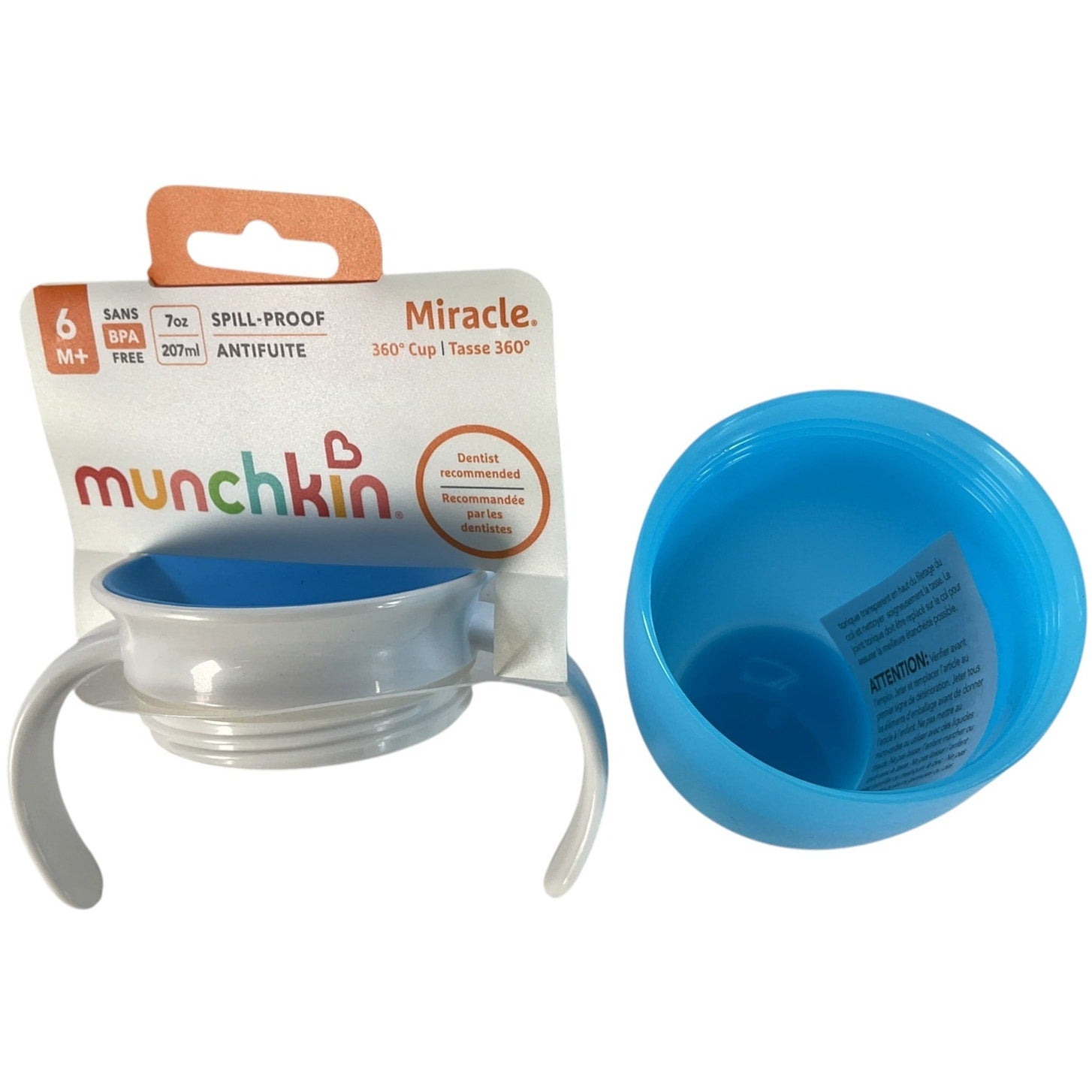 Vaso de entrenamiento antiderrame para bebés (Munchkin)