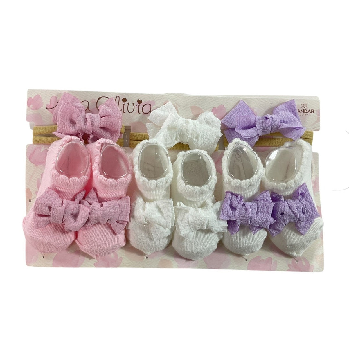 Set de calcetines de bebé (Ava Olivia)