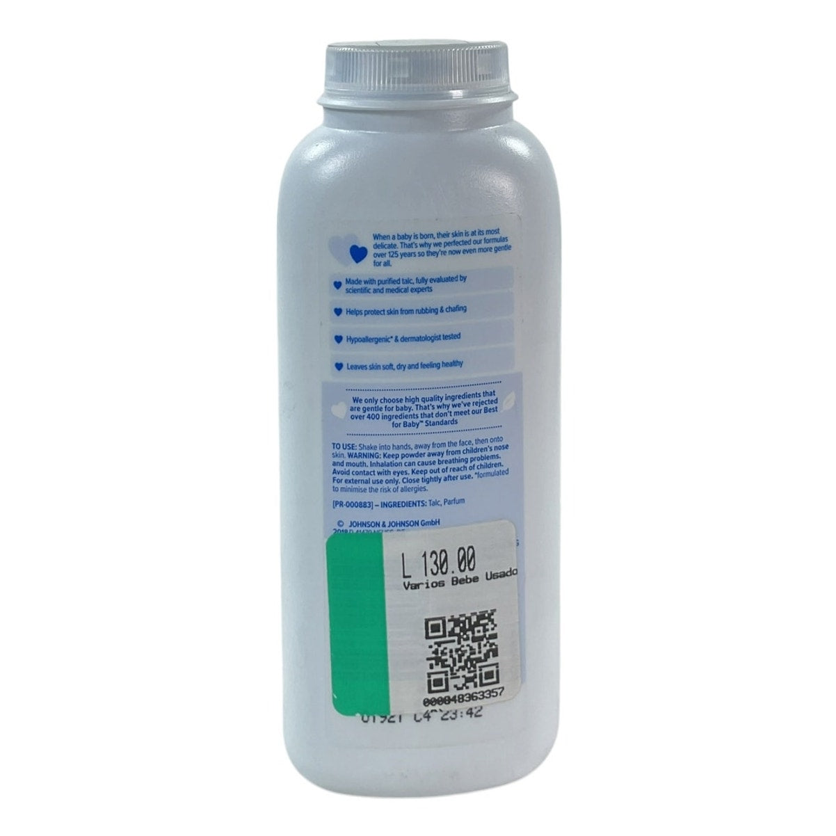 Talco para bebé (Johnson’s)
