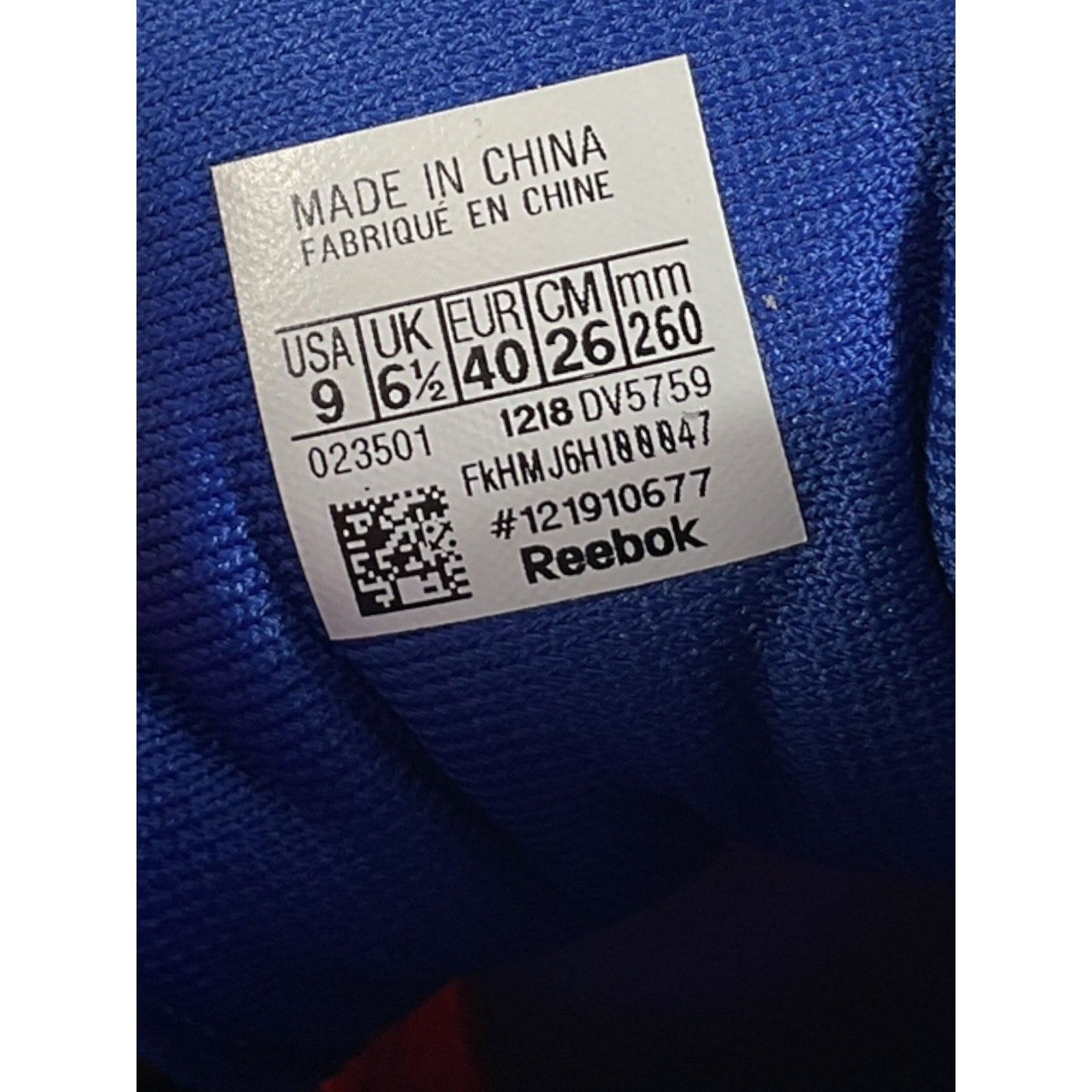 Tenis 9 (Reebok)
