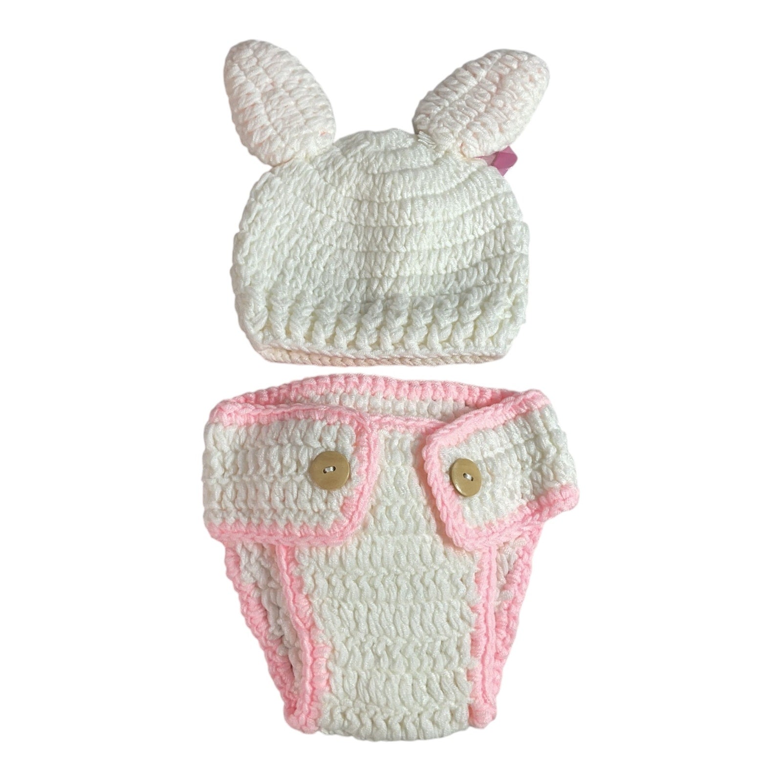 Traje crochet para niña 3M