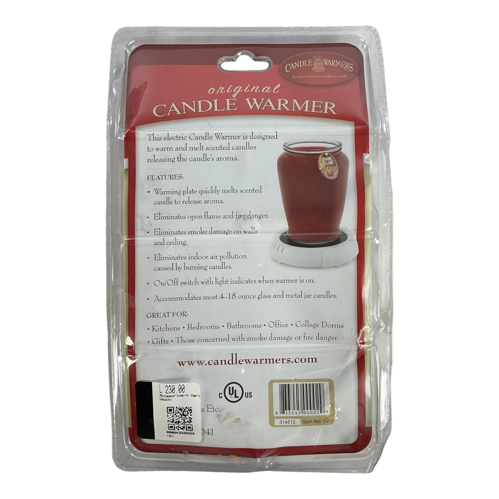 Calentador de velas eléctrico (CANDLE WARMERS)