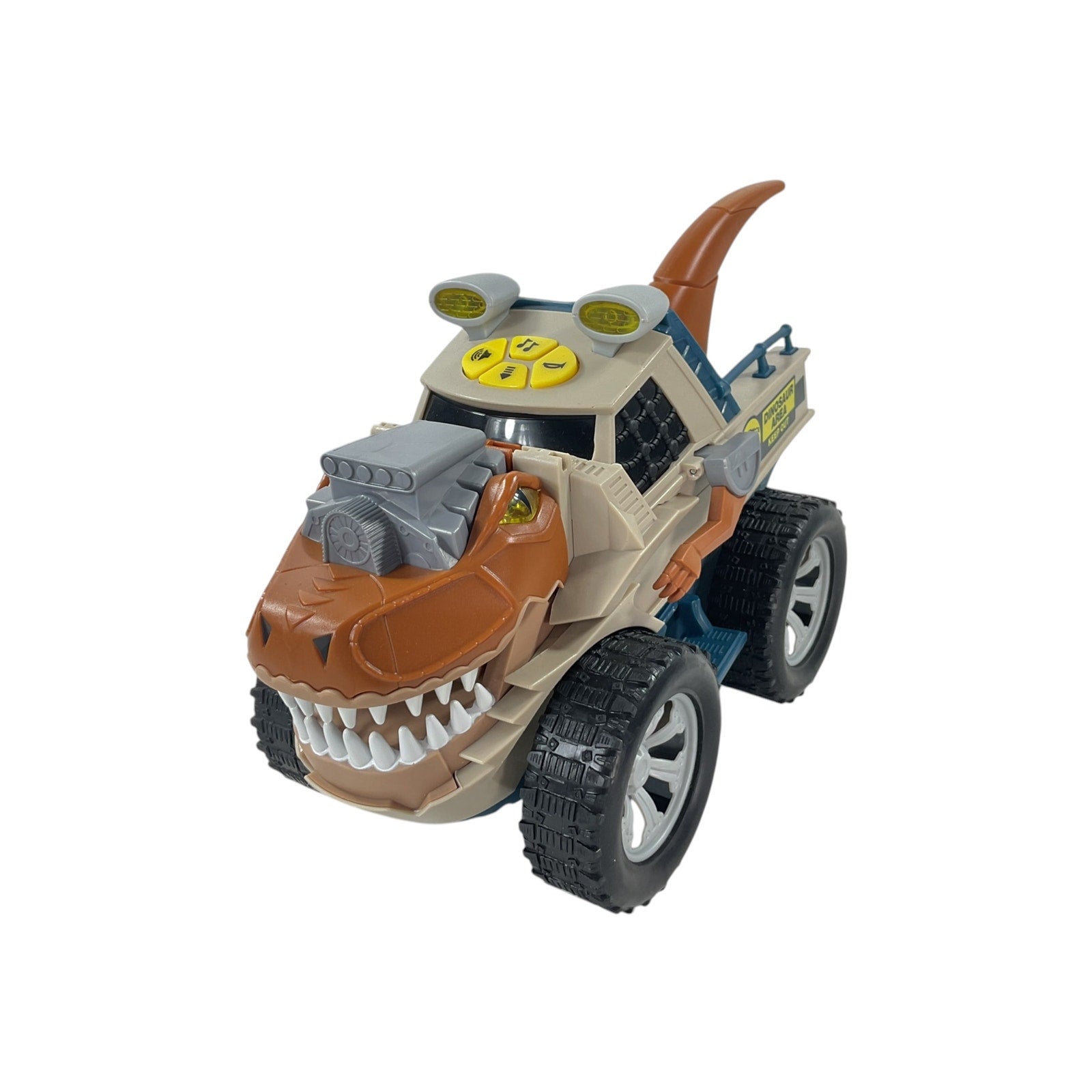 Camión monstruo de dinosaurio