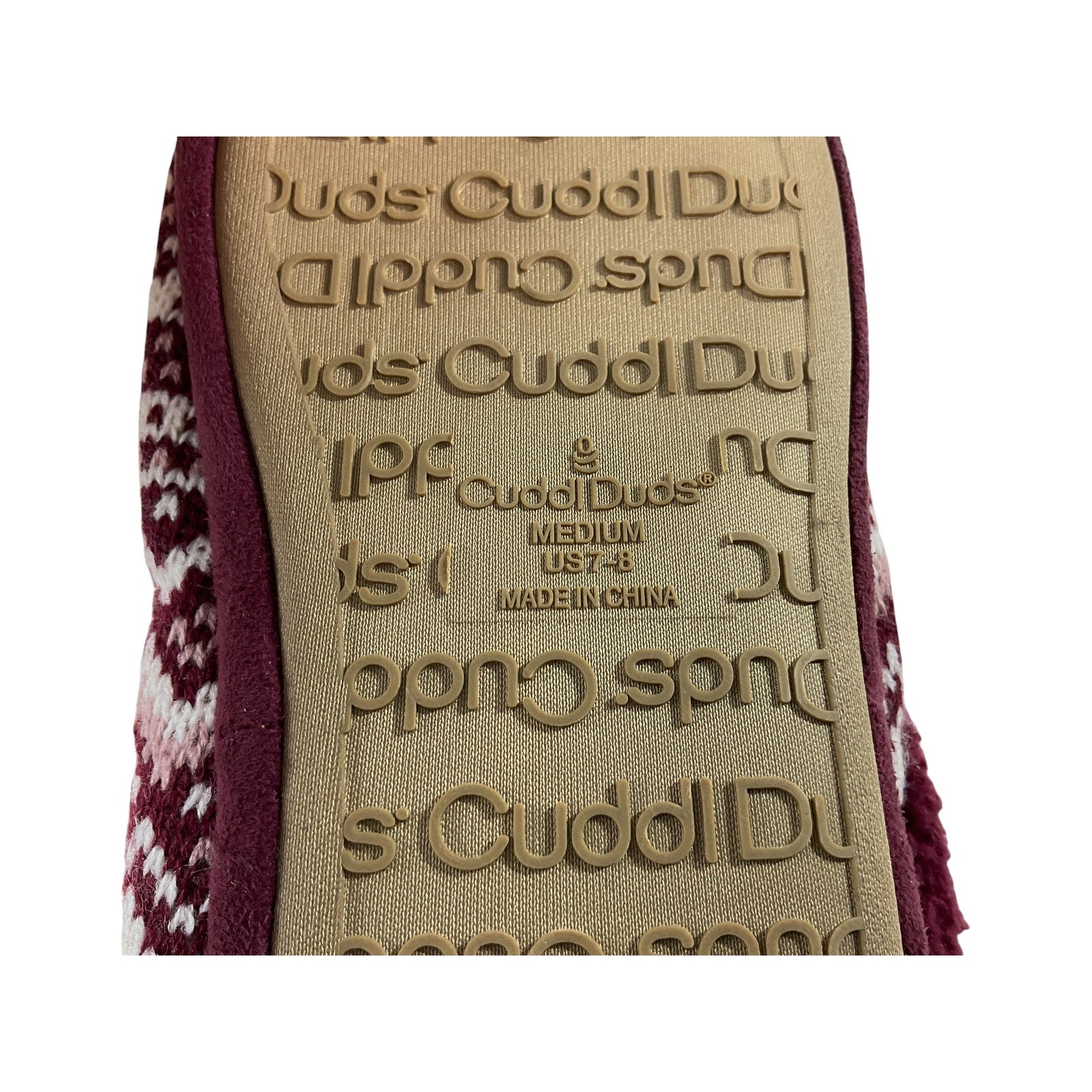 Pantuflas 7-8 (Cuddl Duds)