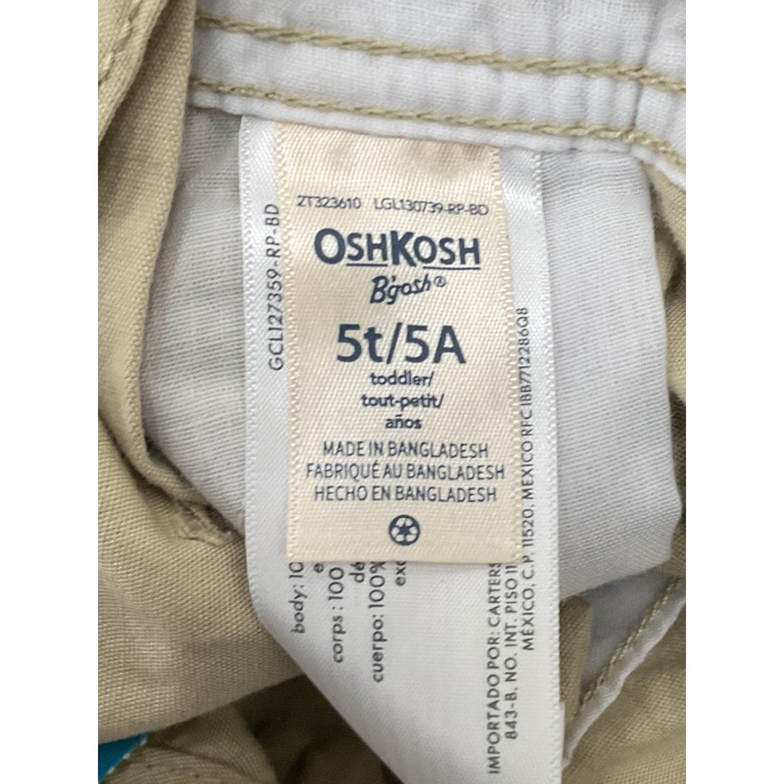Overol niño 5T (Oskosh B'gosh)