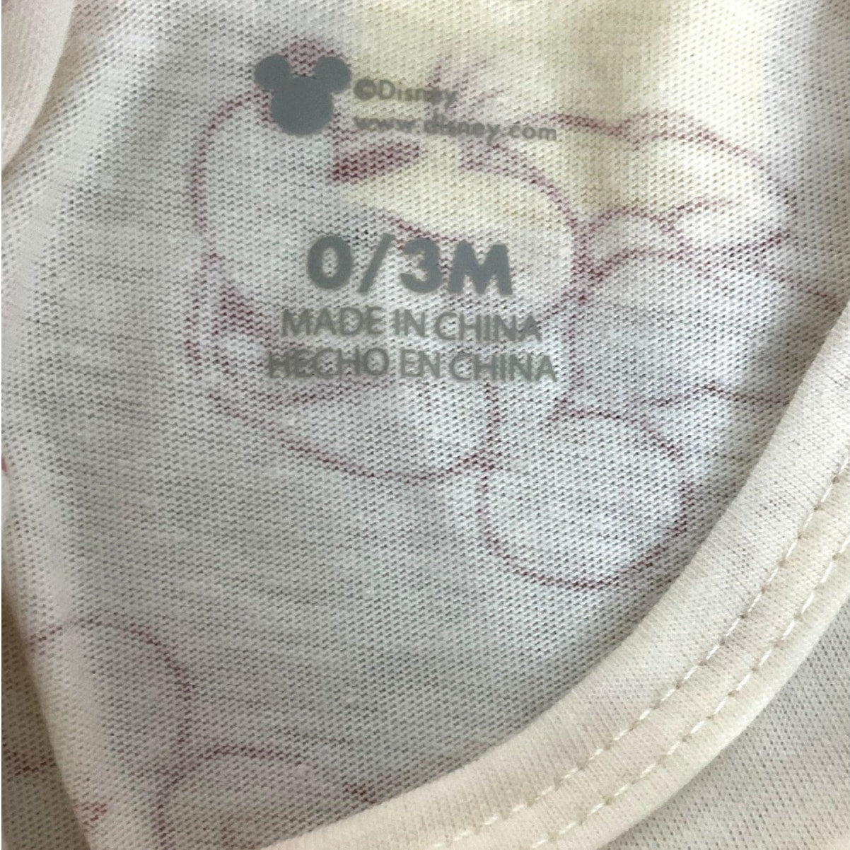 Traje de Bebe 0-3M (Disney)