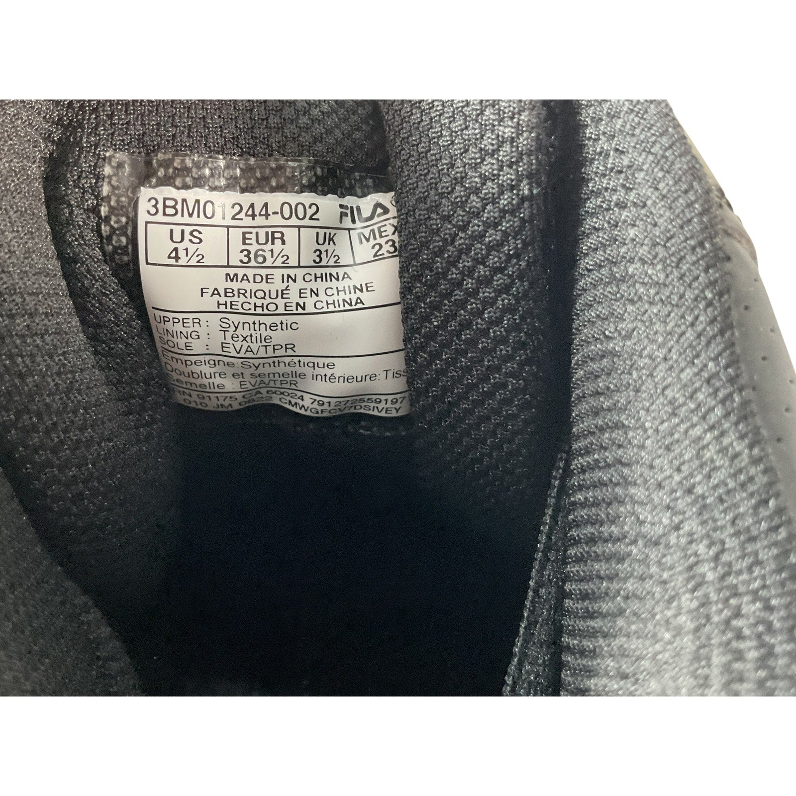 Tenis niño 4.5 (FILA)