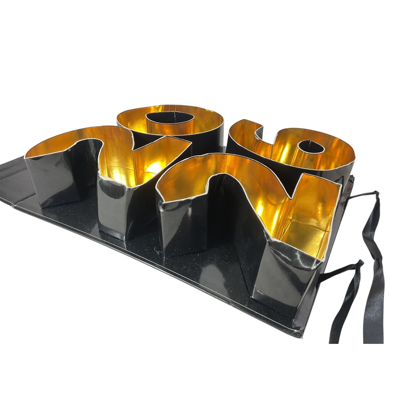 Caja de números rellenables para graduación