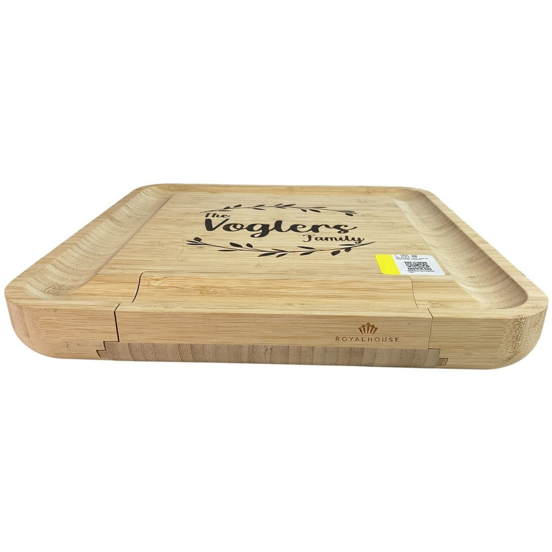 Tabla de quesos con cajón deslizable