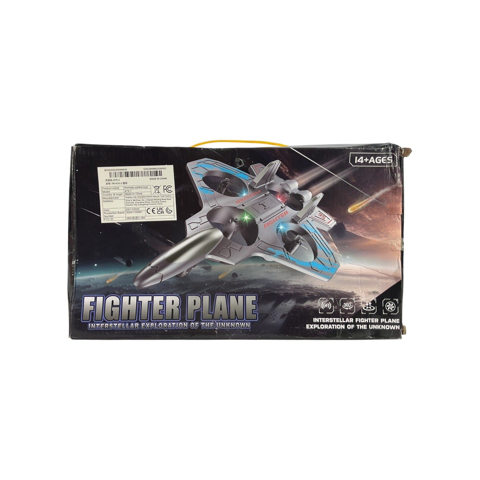 dron tipo avión de combate