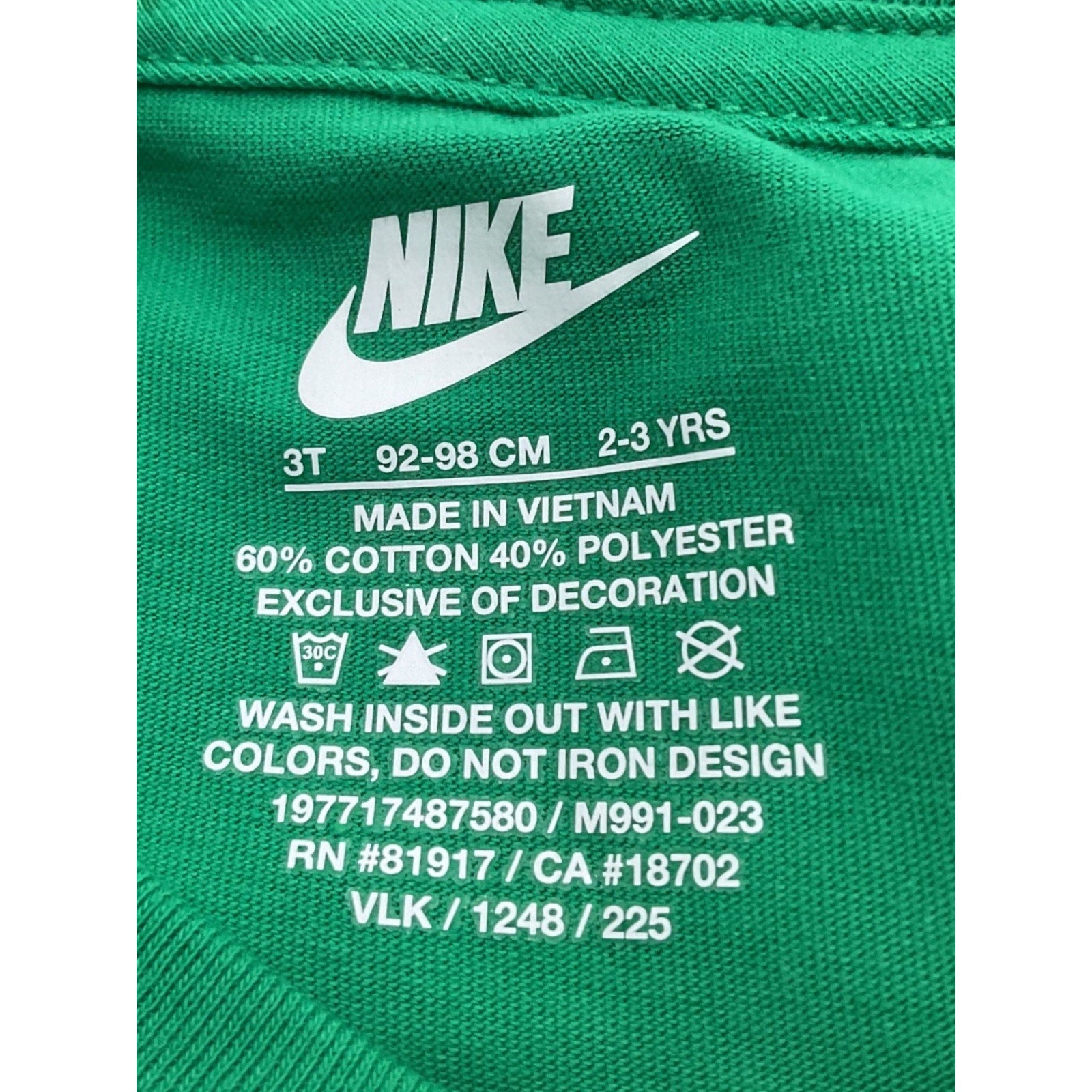 Camisa niño 3T (Nike)