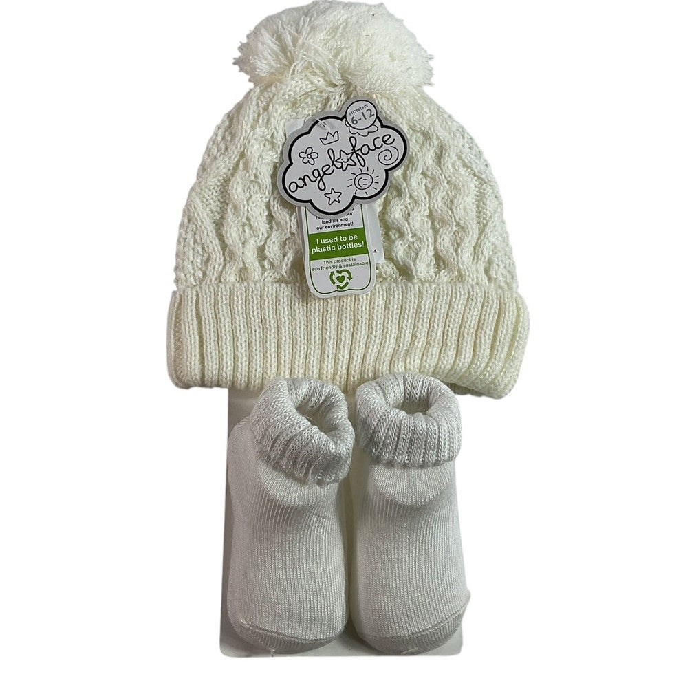 Set de gorro y calcetines niña 6-12 (Angelface)